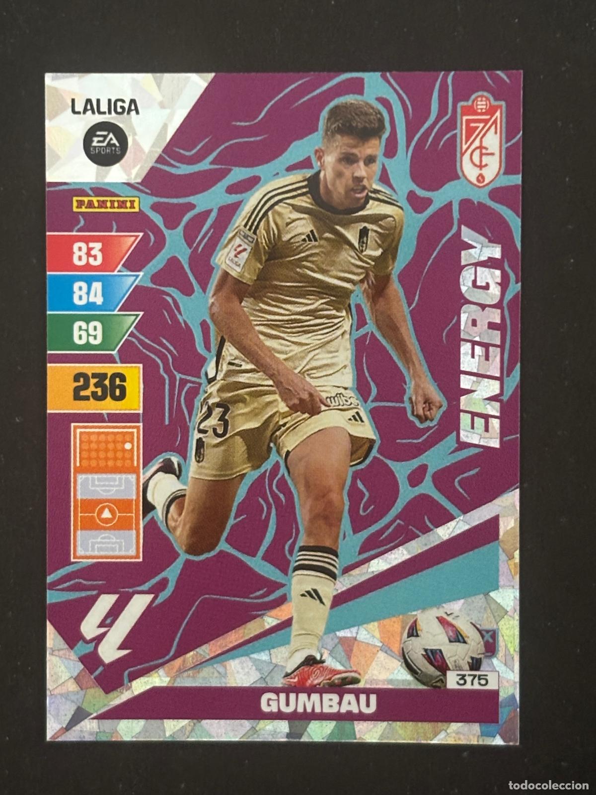 Cromos de f&uacute;tbol: 375 GUMBAU GRANADA ENERGY ADRENALYN XL LALIGA EA SPORTS 23-24 2023-2024 PANINI