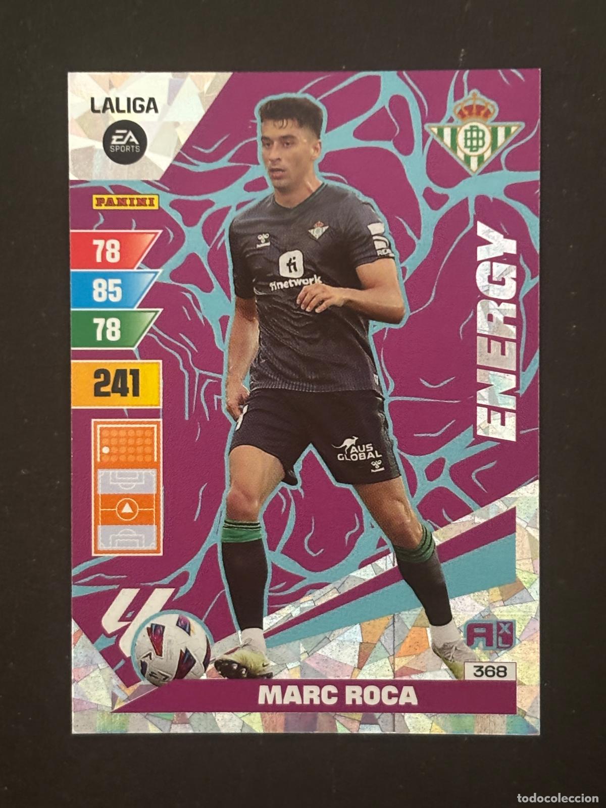 Cromos de Futebol: 368 MARC ROCA BETIS ENERGY ADRENALYN XL LALIGA EA SPORTS 23-24 2023-2024 PANINI