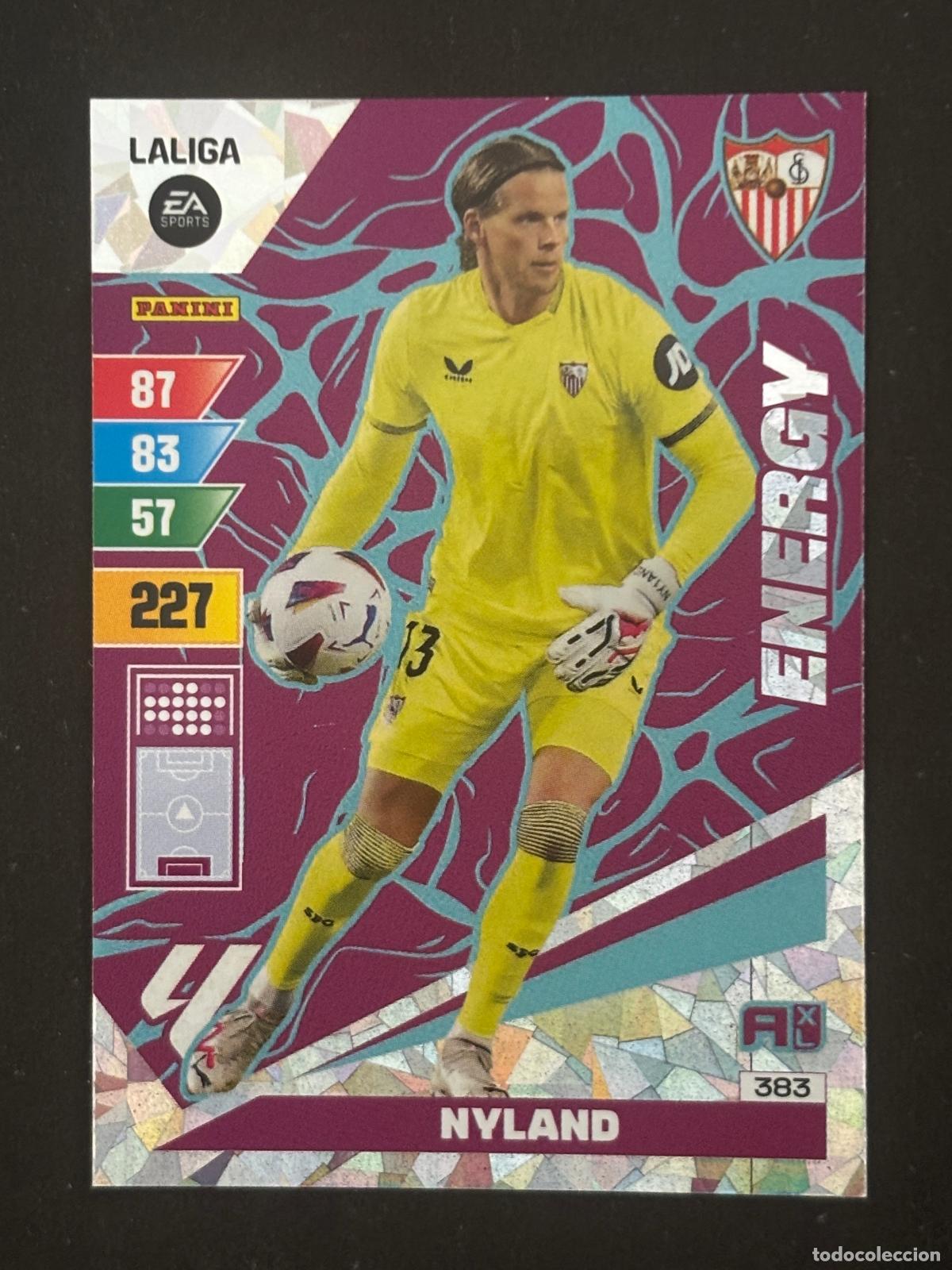 Cromos de Futebol: 383 NYLAND SEVILLA ENERGY ADRENALYN XL LALIGA EA SPORTS 23-24 2023-2024 PANINI