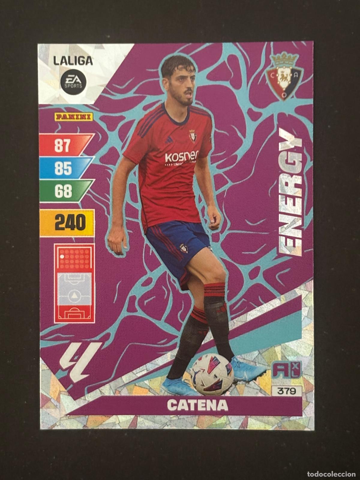 Cromos de Futebol: 379 CATENA OSASUNA ENERGY ADRENALYN XL LALIGA EA SPORTS 23-24 2023-2024 PANINI
