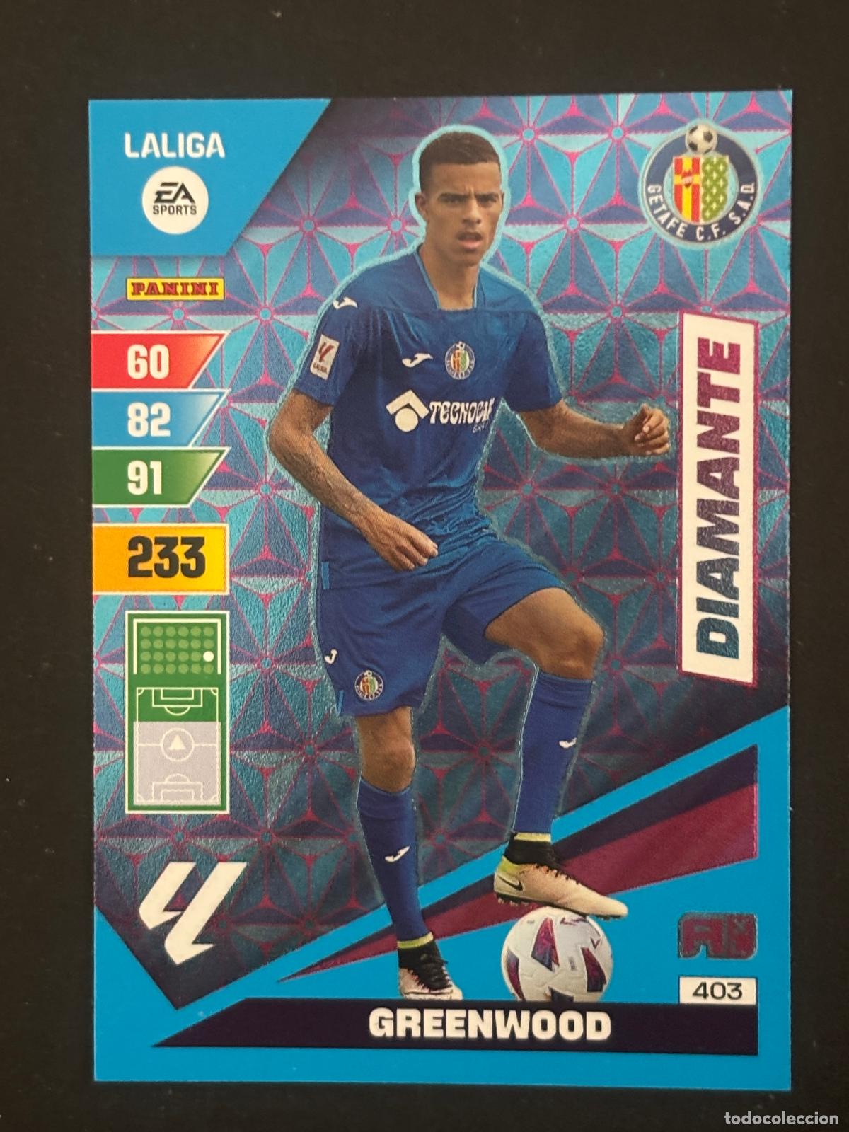 Cromos de Futebol: 403 GREENWOOD GETAFE DIAMANTE ADRENALYN XL LALIGA EA SPORTS 23-24 2023-2024 PANINI