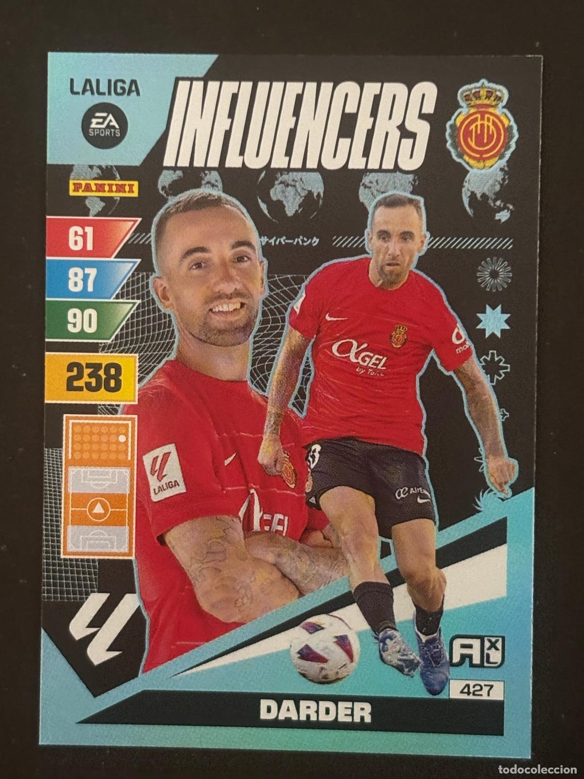 Fu&szlig;ball-Sticker: 427 DARDER MALLORCA INFLUENCERS ADRENALYN XL LALIGA EA SPORTS 23-24 2023-2024 PANINI