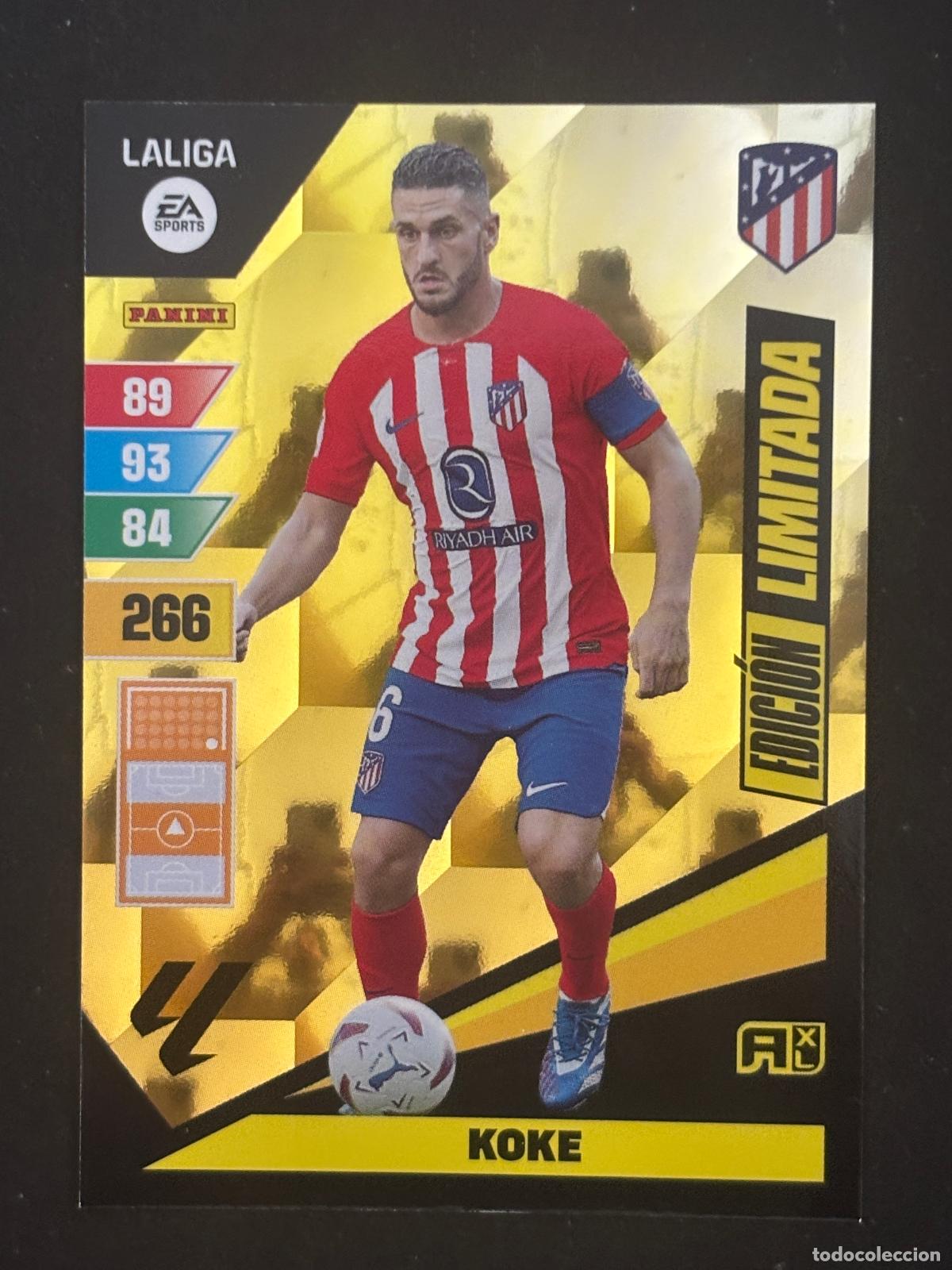 Fu&szlig;ball-Sticker: KOKE AT MADRID EDICI&Oacute;N LIMITADA MEGAPACK ADRENALYN XL LALIGA EA SPORTS 23-24 2023-2024