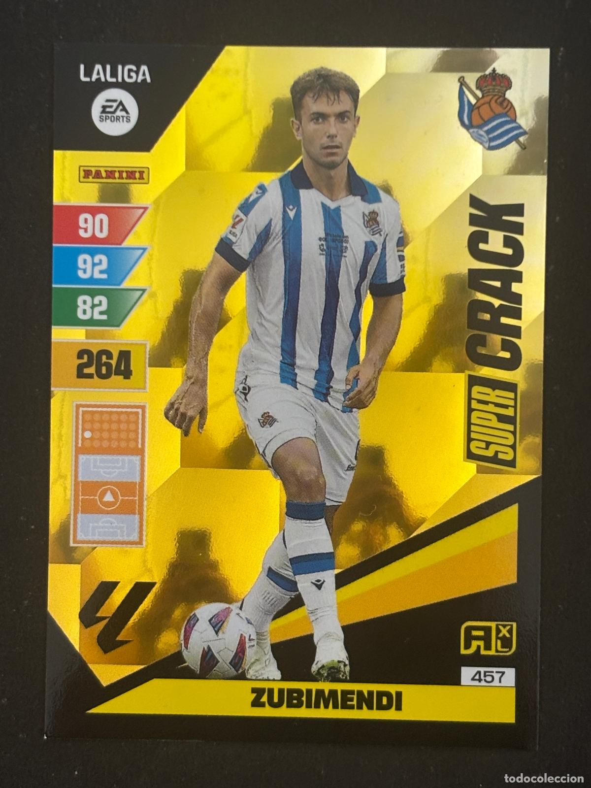 Fu&szlig;ball-Sticker: 457 ZUBIMENDI REAL SOCIEDAD SUPER CRACK ADRENALYN XL LALIGA EA SPORTS 23-24 2023-2024