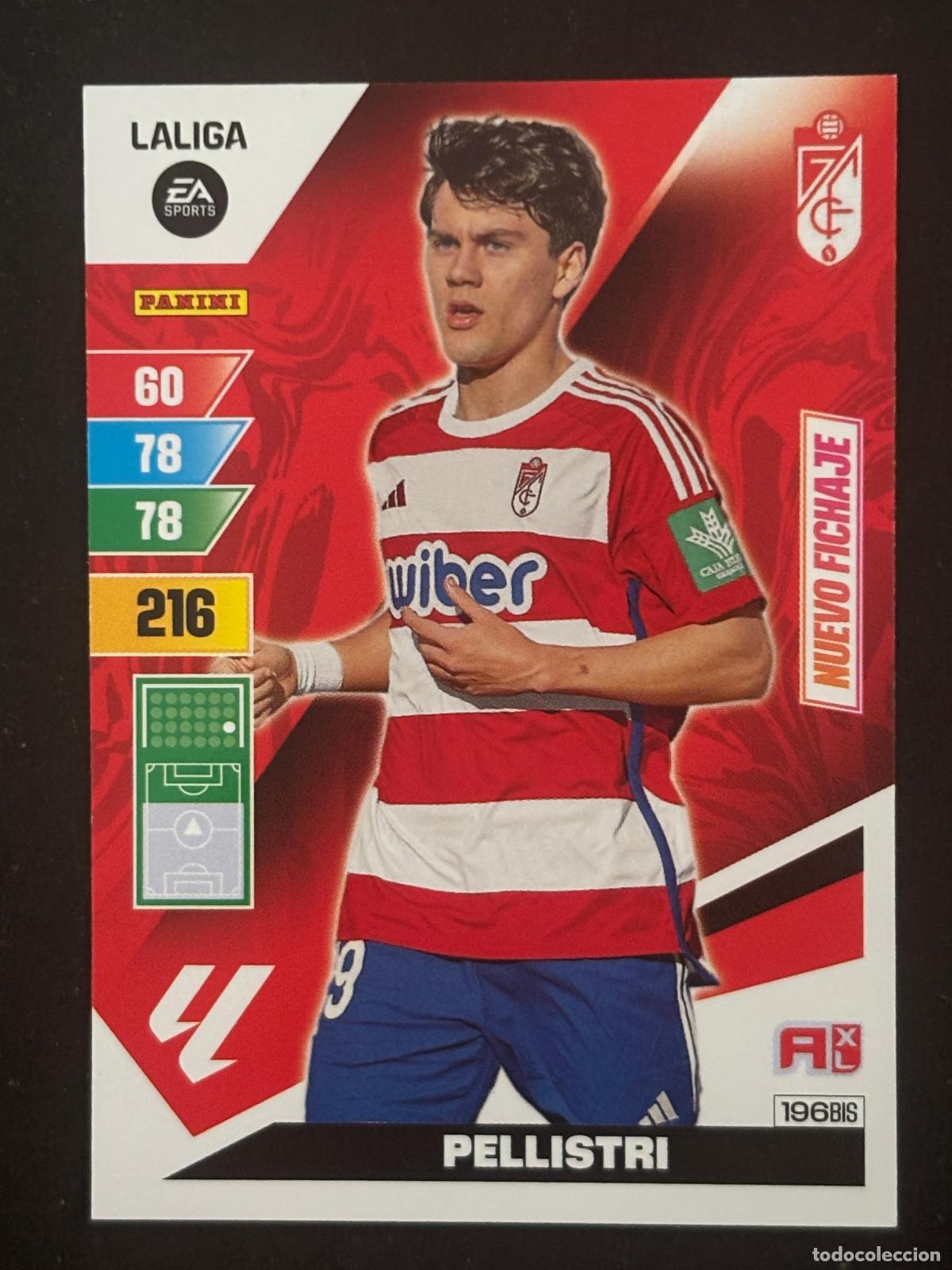 Fu&szlig;ball-Sticker: 196BIS PELLISTRI GRANADA ADRENALYN PLUS 2&ordf; EDICI&Oacute;N ADRENALYN XL LALIGA 23-24 2023-2024