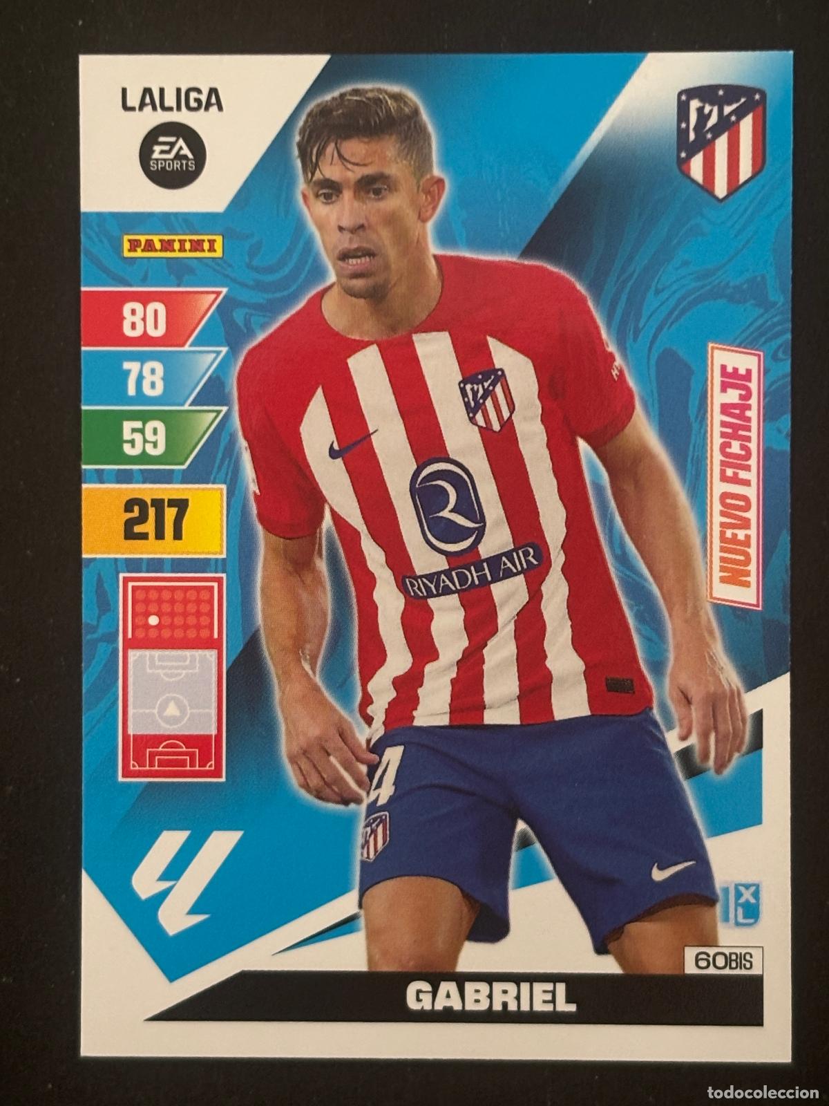 Fu&szlig;ball-Sticker: 60BIS GABRIEL AT MADRID ADRENALYN PLUS 2&ordf; EDICI&Oacute;N ADRENALYN XL LALIGA 23-24 2023-2024