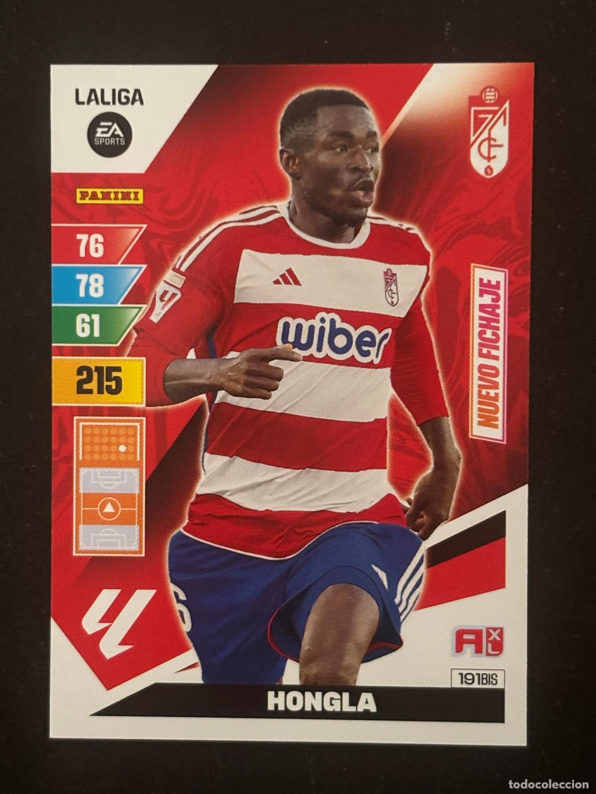 Figurine di Calcio: 191BIS HONGLA GRANADA ADRENALYN PLUS 2&ordf; EDICI&Oacute;N ADRENALYN XL LALIGA 23-24 2023-2024