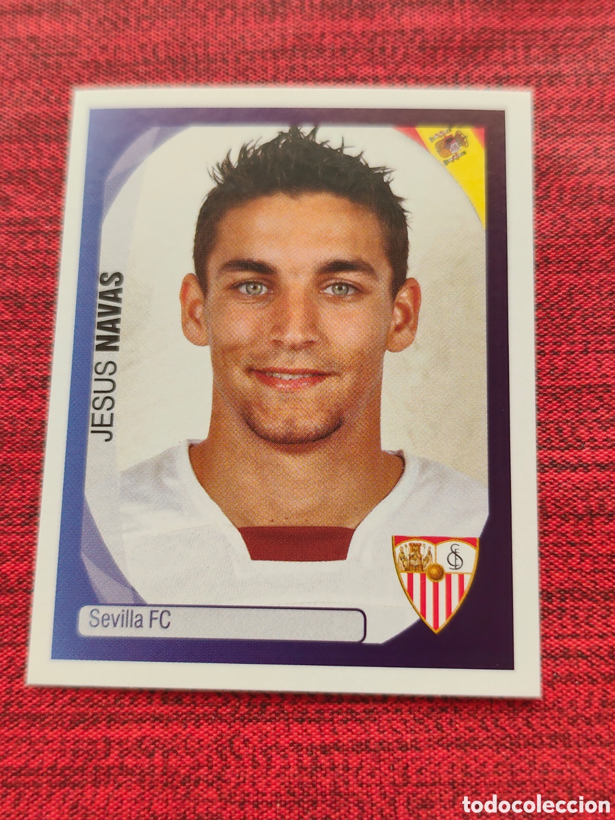 Cromos de f&uacute;tbol: 511 JES&Uacute;S NAVAS SEVILLA UEFA CHAMPIONS LEAGUE 2007 2008 PANINI