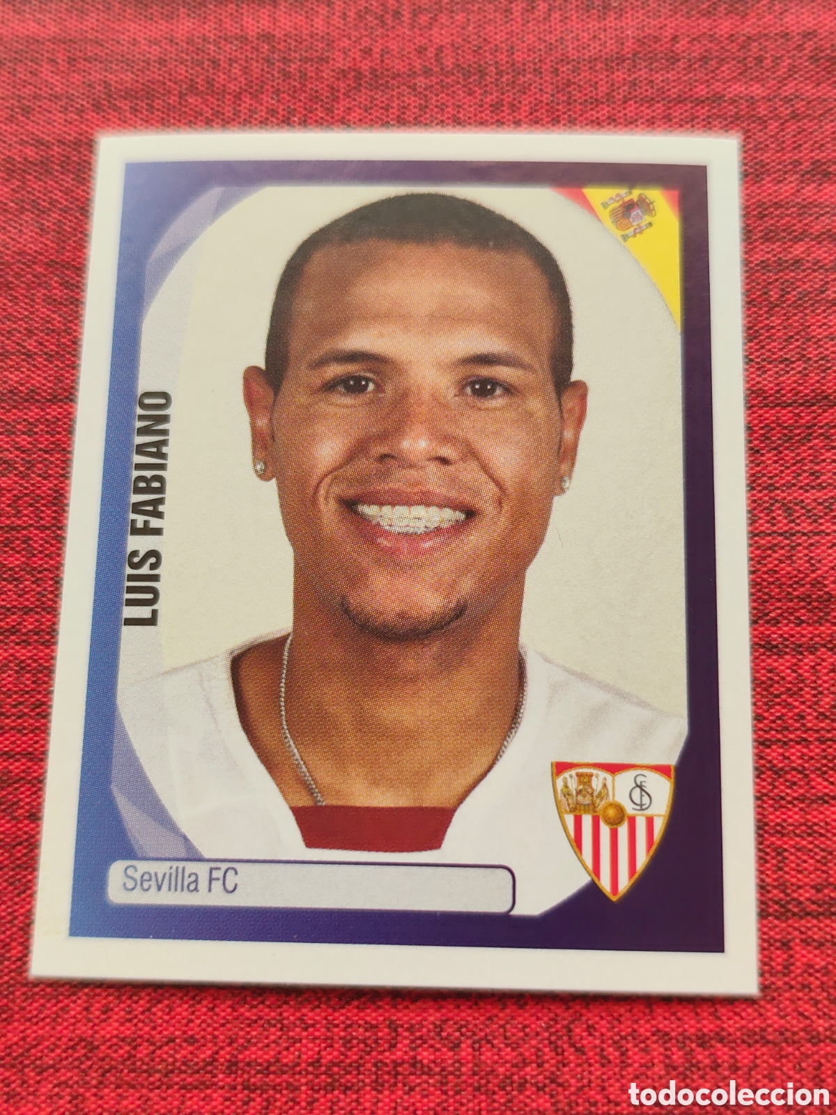 Cromos de f&uacute;tbol: 515 LUIS FABIANO SEVILLA UEFA CHAMPIONS LEAGUE 2007 2008 PANINI