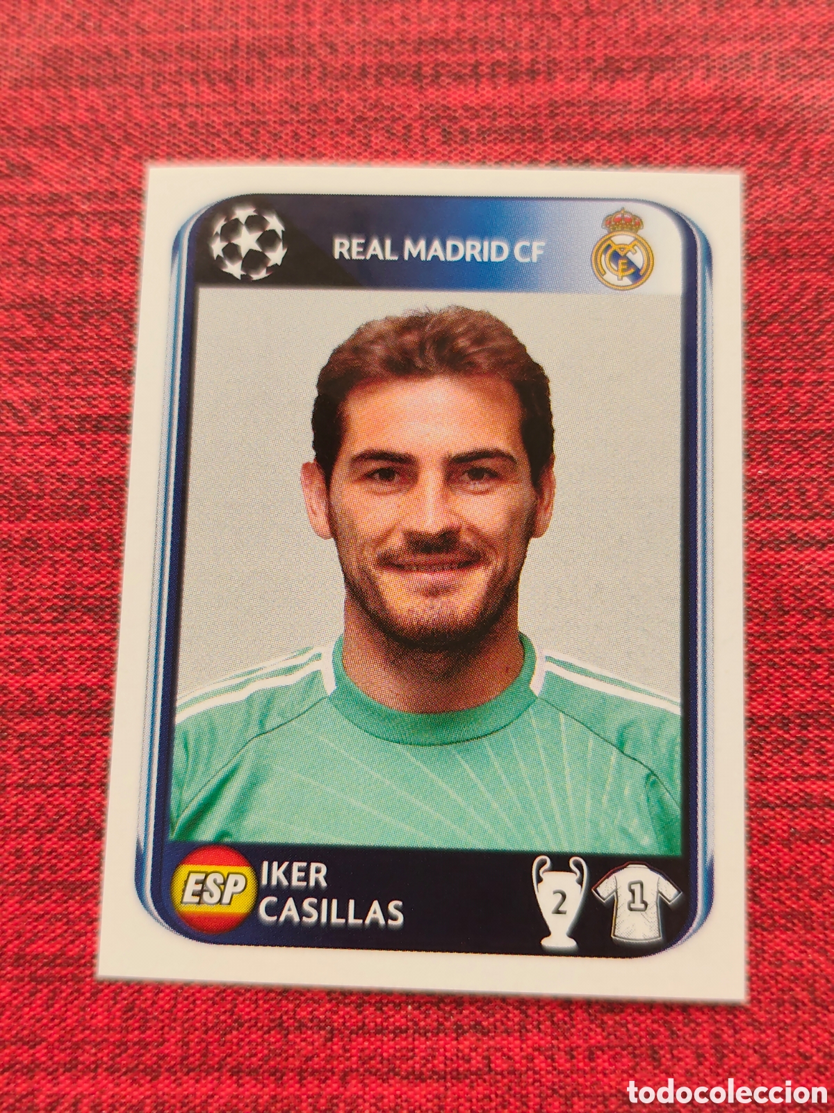 Cromos de f&uacute;tbol: 431 IKER CASILLAS REAL MADRID UEFA CHAMPIONS LEAGUE 2010 2011 PANINI