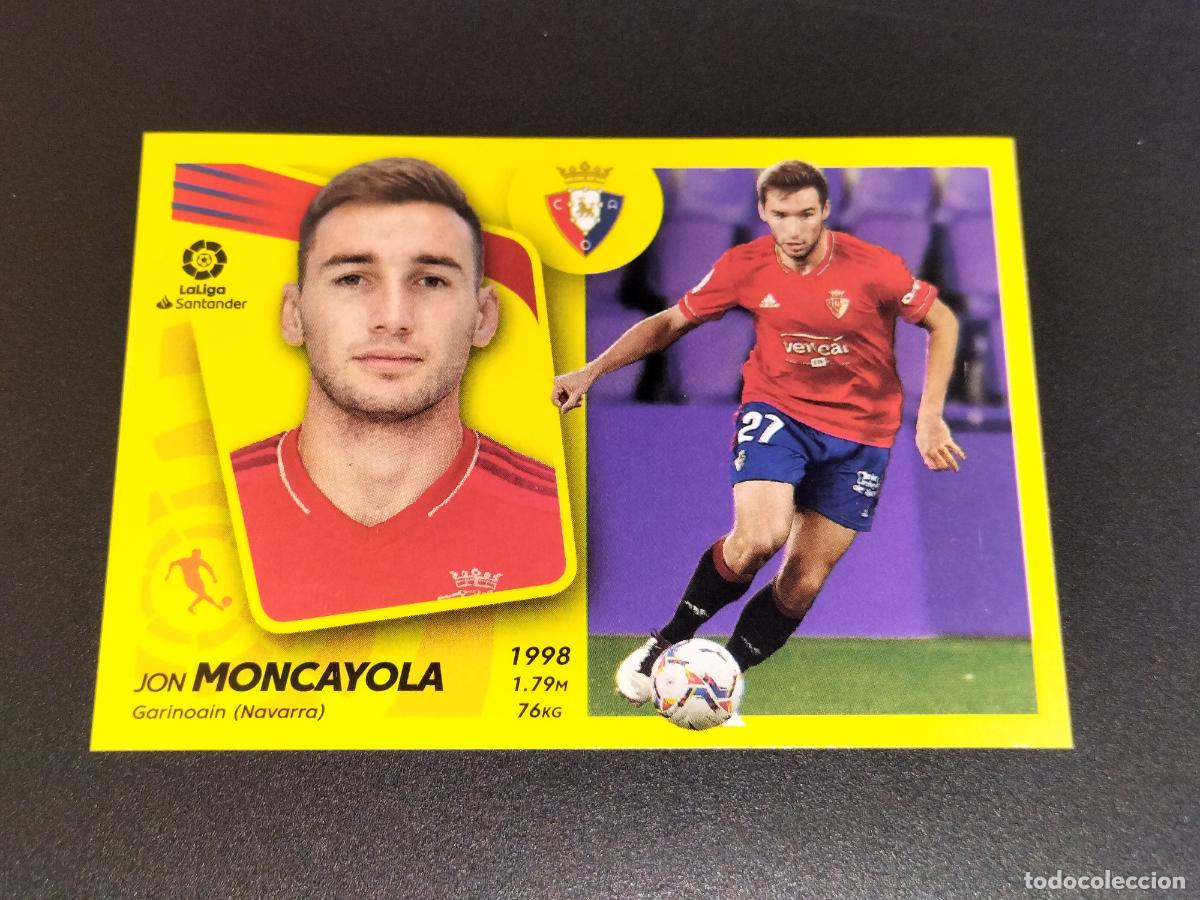 Cromos de f&uacute;tbol: N&ordm; 14 MONCAYOLA OSASUNA CROMOS LALIGA SANTANDER ESTE LIGA FUTBOL 2021 2022 21 22 PANINI