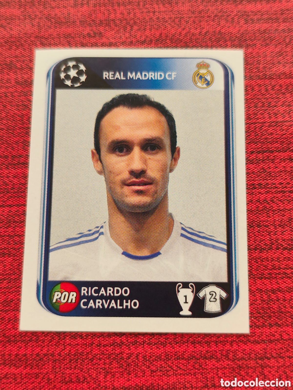 Cromos de f&uacute;tbol: 436 CARVALHO REAL MADRID UEFA CHAMPIONS LEAGUE 2010 2011 PANINI