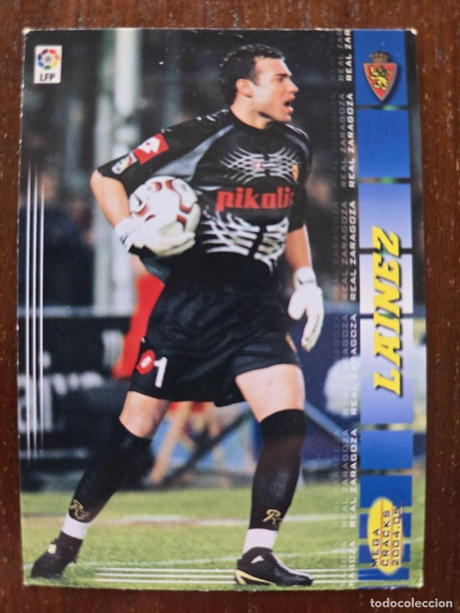 Cromos de f&uacute;tbol: Cromo Futbol.Lainez.Real Zaragoza.Mega Cracks 2004-2005.Panini