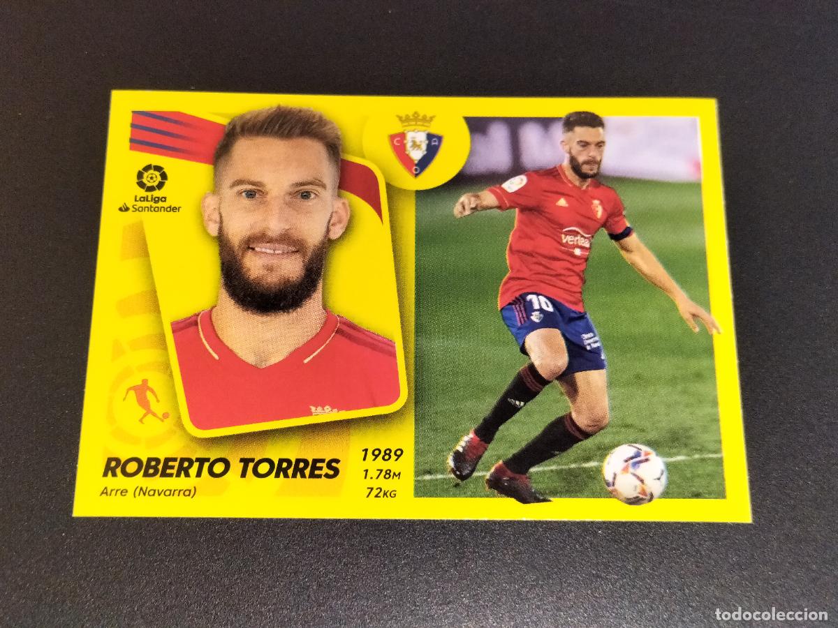 Cromos de f&uacute;tbol: N&ordm; 16 ROBERTO TORRES OSASUNA CROMOS LALIGA SANTANDER ESTE LIGA FUTBOL 2021 2022 21 22 PANINI