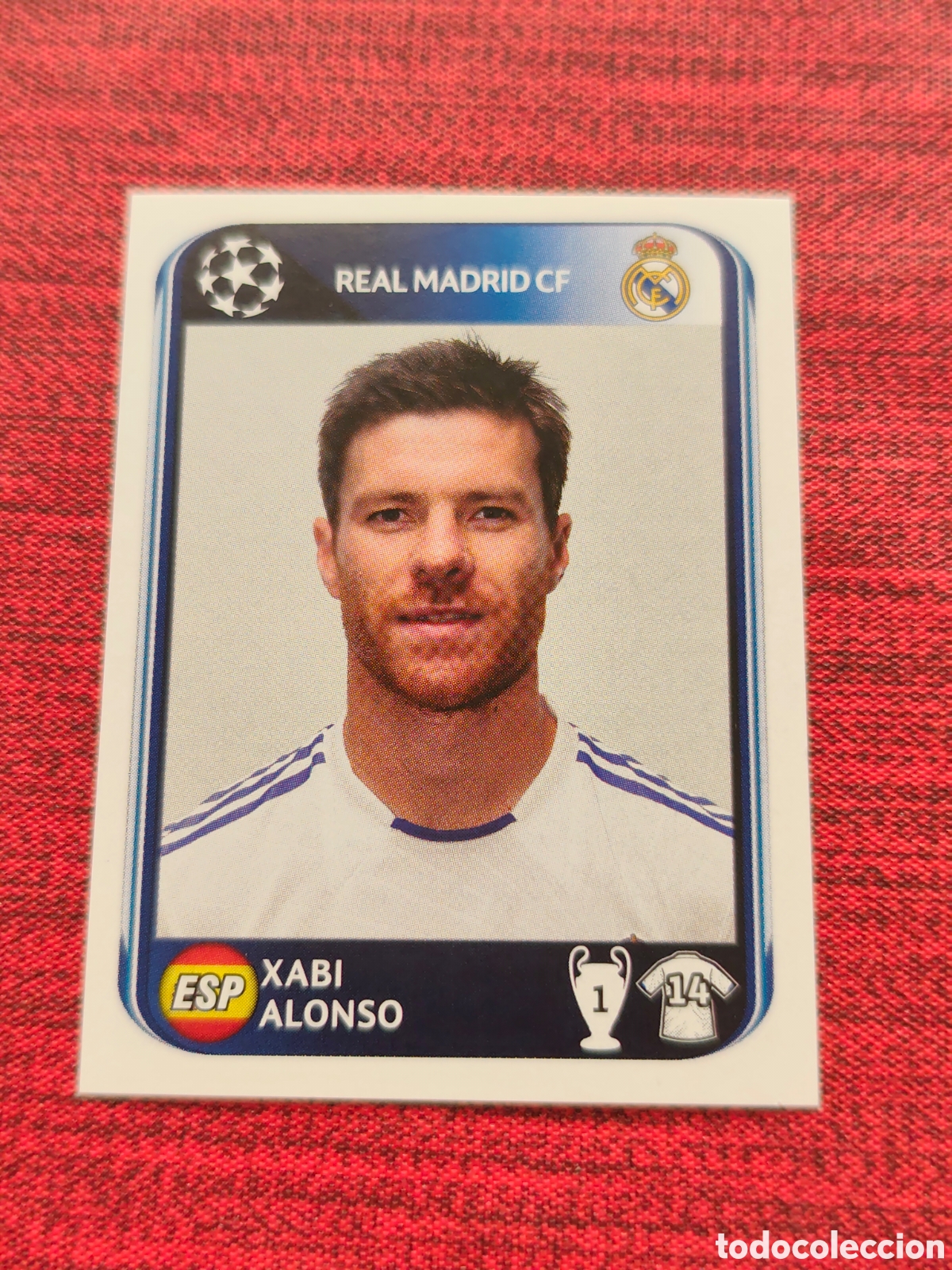 Cromos de f&uacute;tbol: 439 XABI ALONSO REAL MADRID UEFA CHAMPIONS LEAGUE 2010 2011 PANINI