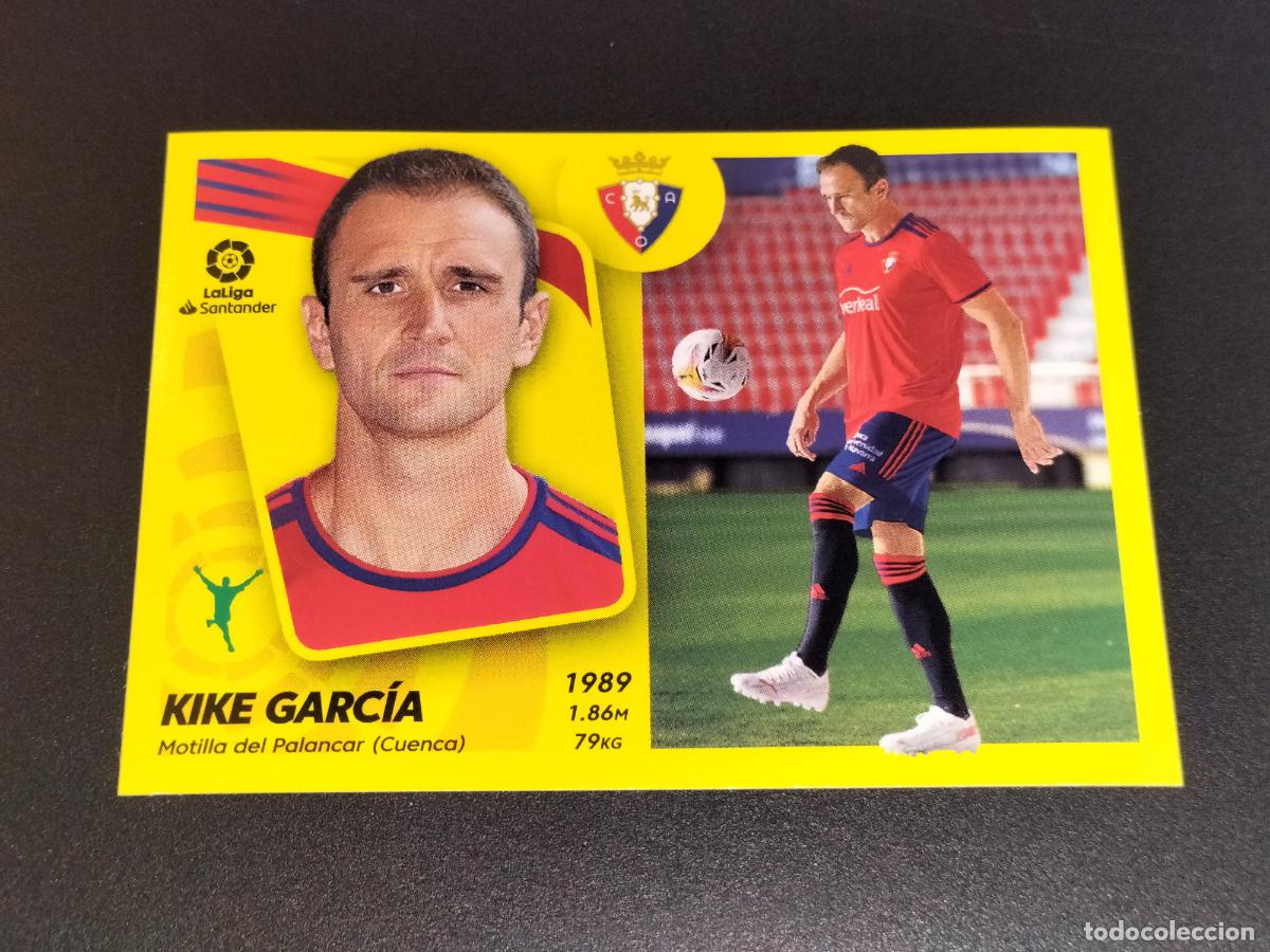 Cromos de f&uacute;tbol: FICHAJE 3 KIKE GARCIA OSASUNA CROMOS LALIGA SANTANDER ESTE LIGA FUTBOL 2021 2022 21 22 PANINI