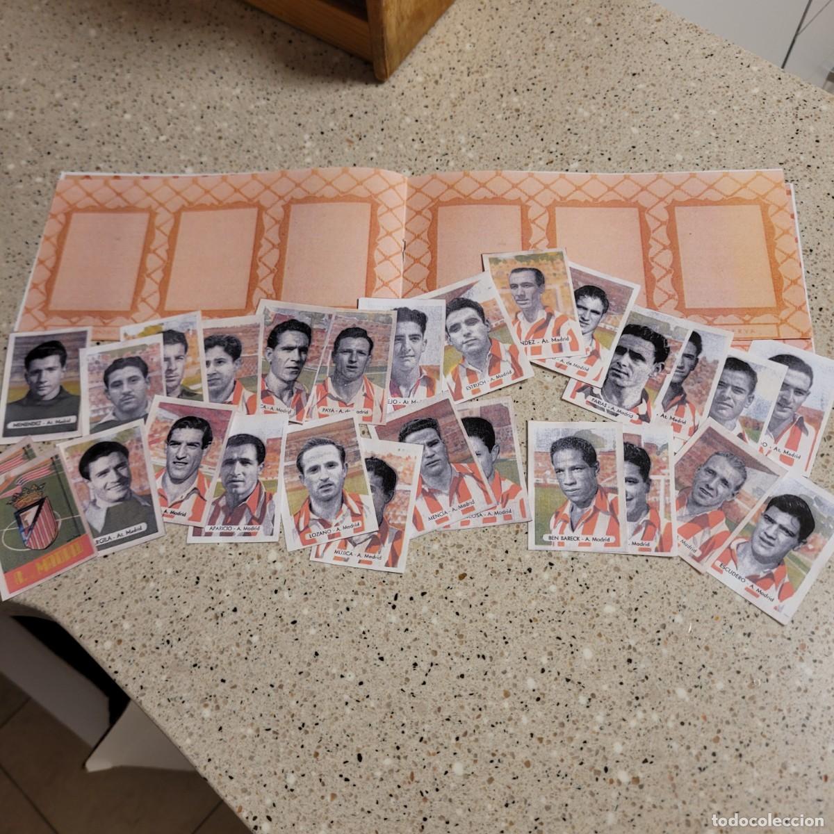 Cromos de f&uacute;tbol: ALBUM DEL EQUIPO COMPLETO ATLETICO DE MADRID RUIZ ROMERO 51-52. FACSIMIL