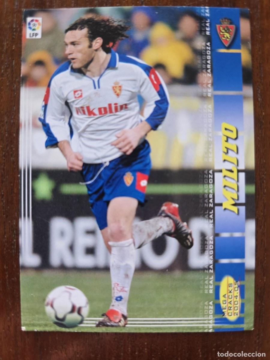 Cromos de f&uacute;tbol: Cromo Futbol.Milito.Zaragoza.Liga 2004-2005.Megacracks.Panini