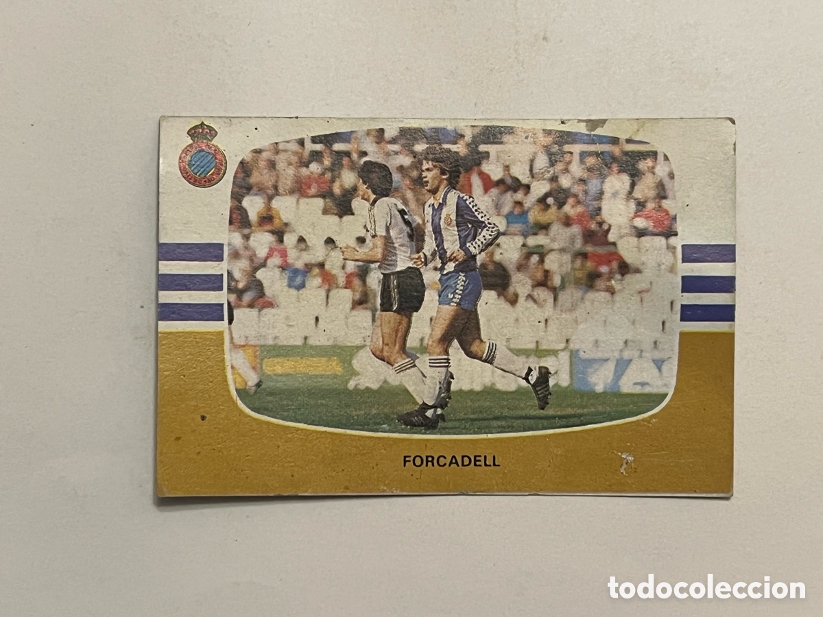 Cromos de f&uacute;tbol: R.C.D. ESPA&Ntilde;OL, FORCADELL, CROMOS CANO. CAMPEONATO LIGA 84 85 - 1984 1985