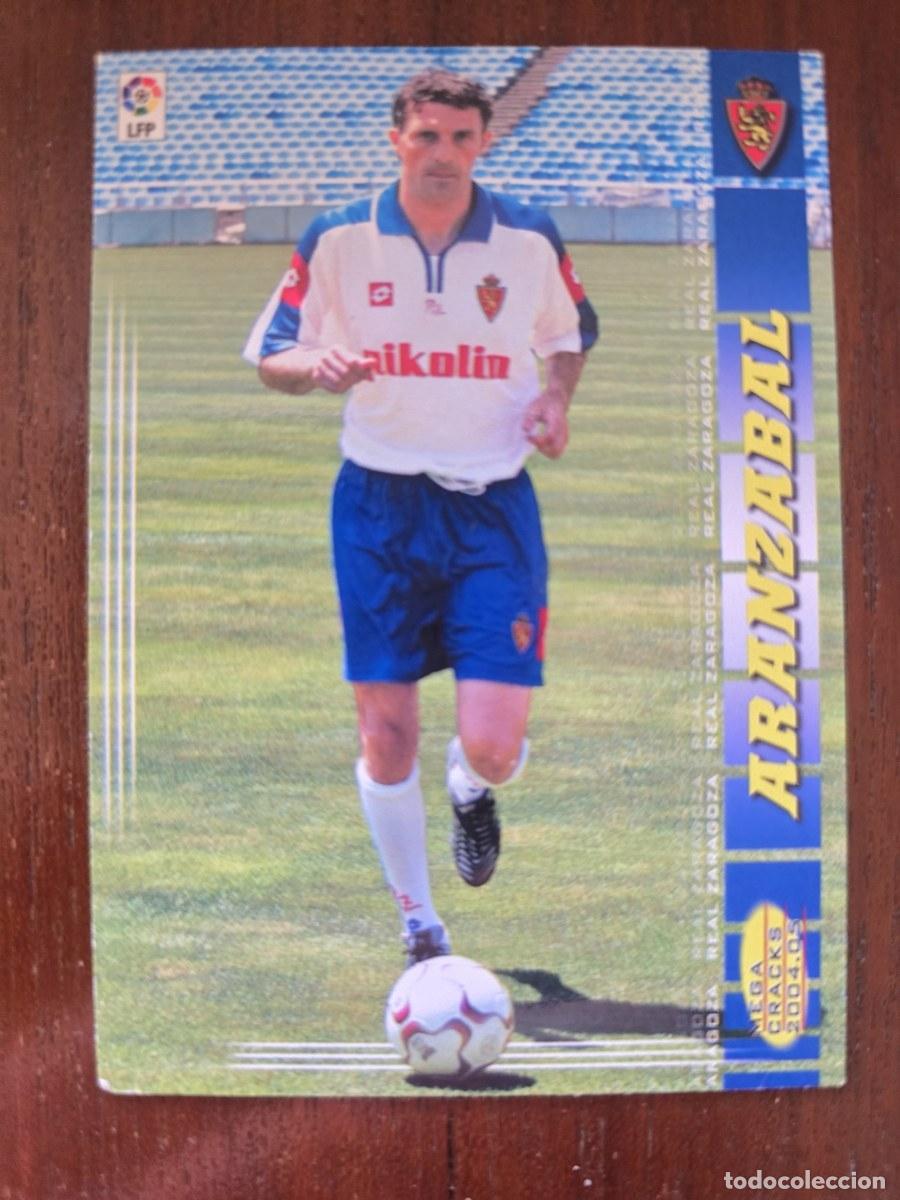 Cromos de f&uacute;tbol: Cromo Futbol.Aranzabal.Real Zaragoza.Megacracks 2004-05.Panini