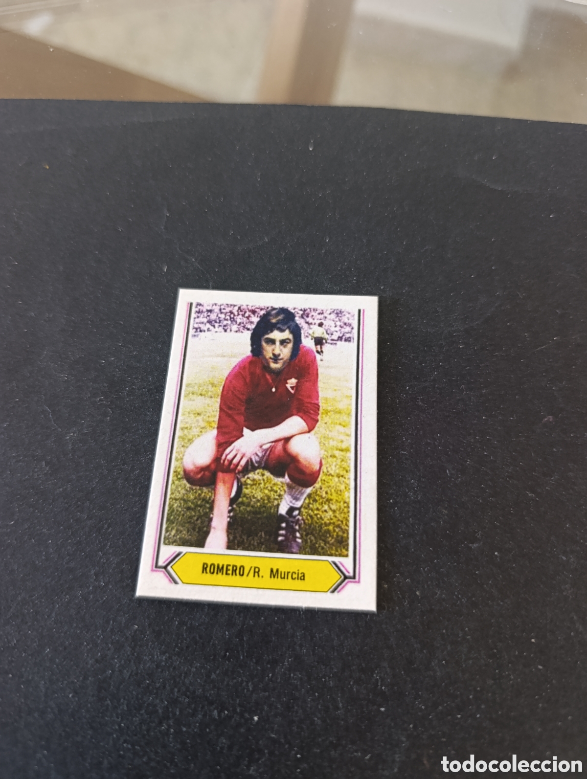 Cromos de f&uacute;tbol: Cromo Romero Real Murcia Liga Este 80 81, ampliaci&oacute;n de la colecci&oacute;n.
