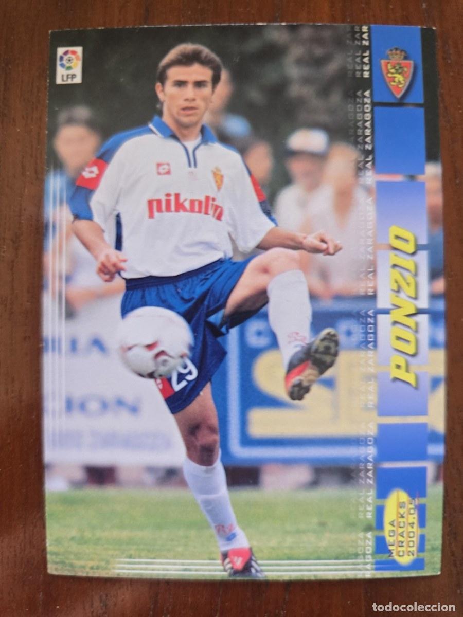 Cromos de f&uacute;tbol: Cromo Futbol.Ponzio.Real Zaragoza.Megacracks 2004-05.Panini
