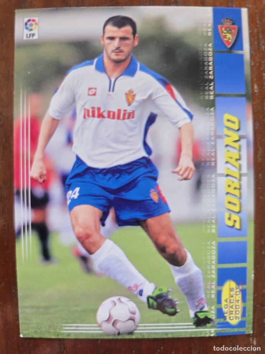 Cromos de f&uacute;tbol: Cromo Futbol.Soriano.Real Zaragoza.Liga 2004-2005.Megacracks.Panini