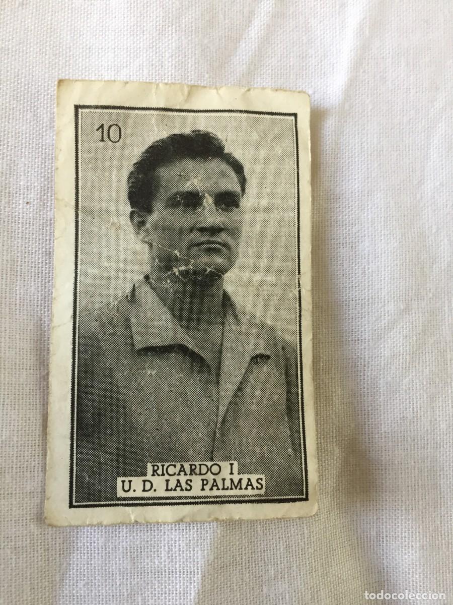 Cromos de f&uacute;tbol: Las Palmas - 10 Ricardo I - Gr&aacute;ficas Brasil 1956-1957, 56-57 - Nunca pegado