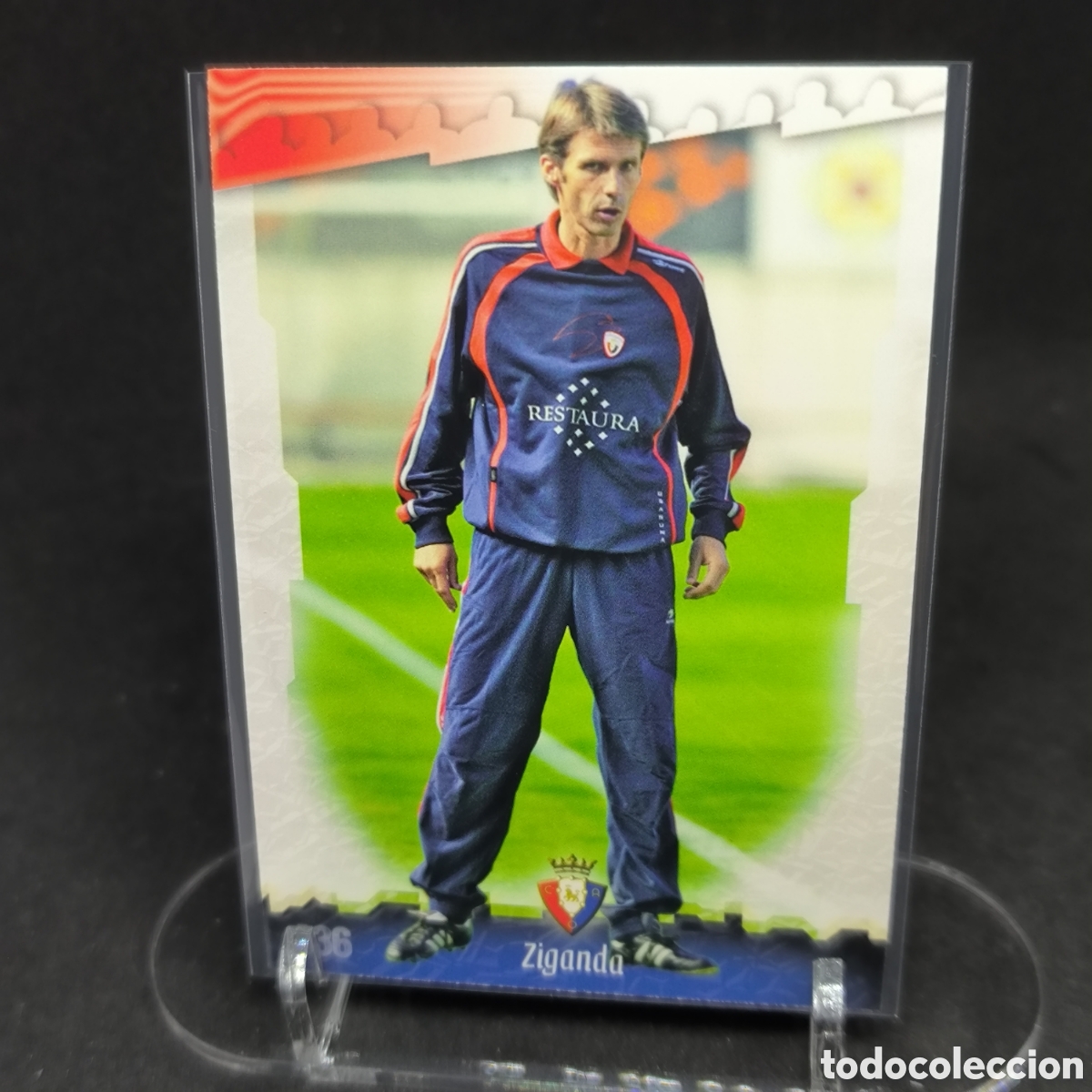 Cromos de f&uacute;tbol: Jos&eacute; &Aacute;ngel Ziganda Mundicromo 2009