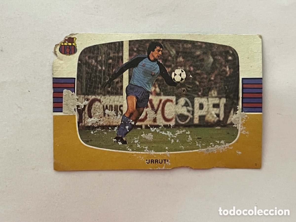 Cromos de f&uacute;tbol: F.C. BARCELONA, URRUTI, CROMOS CANO. CAMPEONATO LIGA 84 85 - 1984 1985