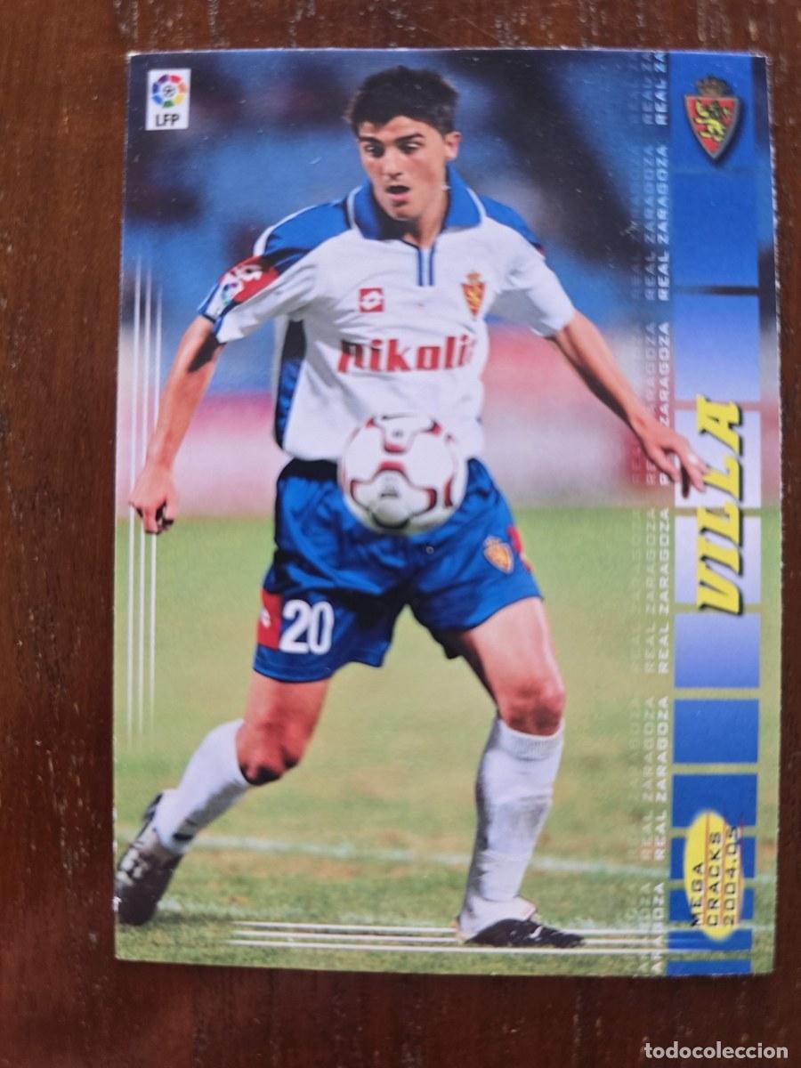 Cromos de f&uacute;tbol: Cromo Futbol.Villa.Real Zaragoza.Liga 2004-2005.Megacracks.Panini