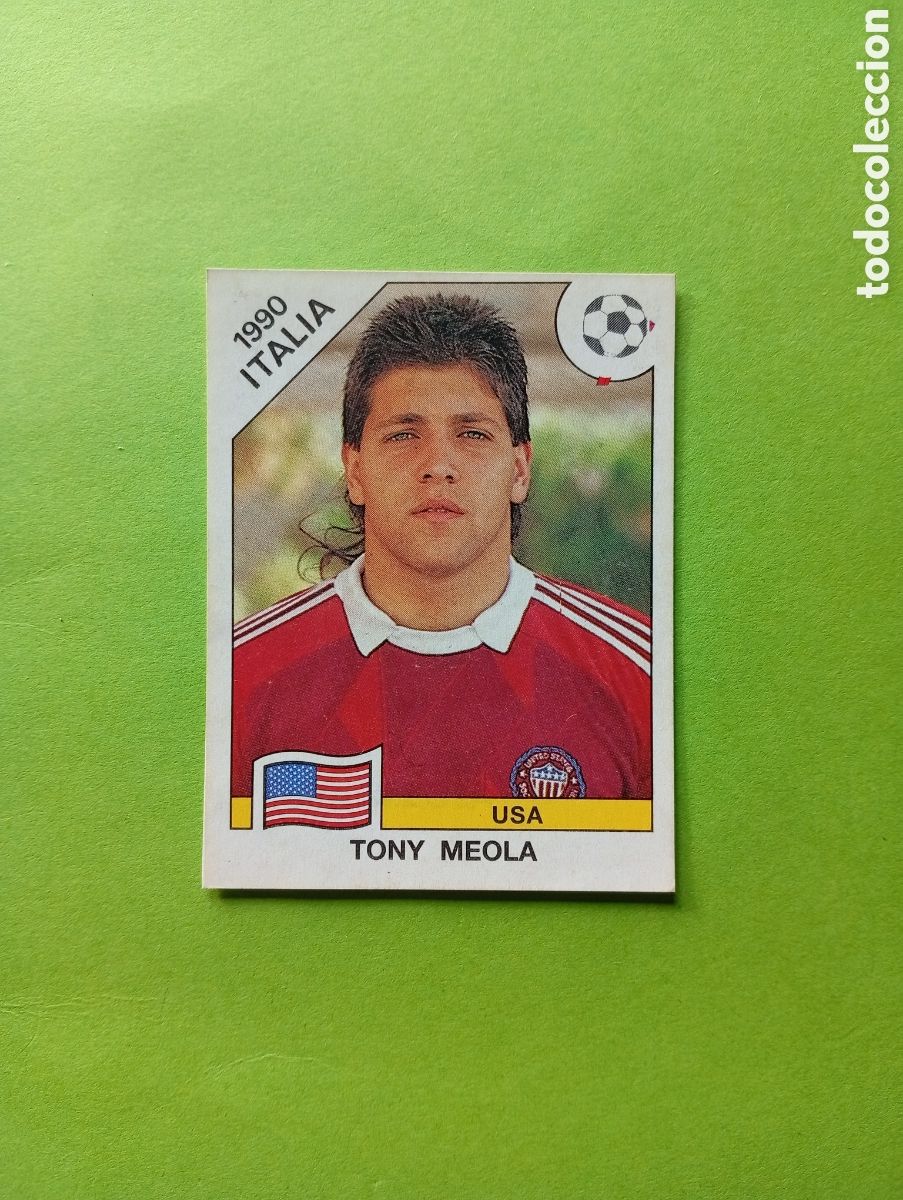 Football Stickers: 1990 ITALIA 90 - N&ordm; 96 TONY MEOLA - USA - ED. CARVAJAL / PANINI
