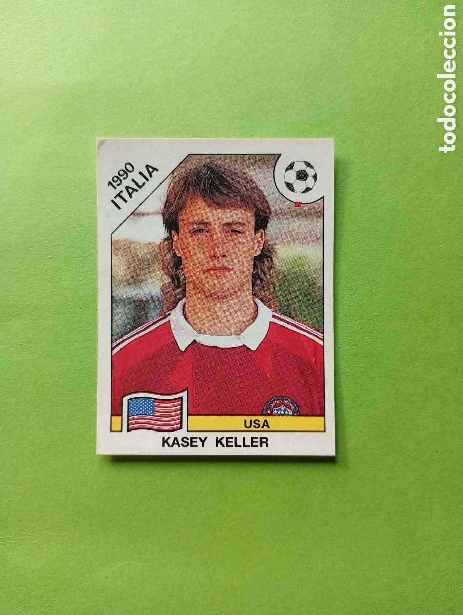 Football Stickers: 1990 ITALIA 90 - N&ordm; 97 KASEY KELLER - USA - ED. CARVAJAL / PANINI