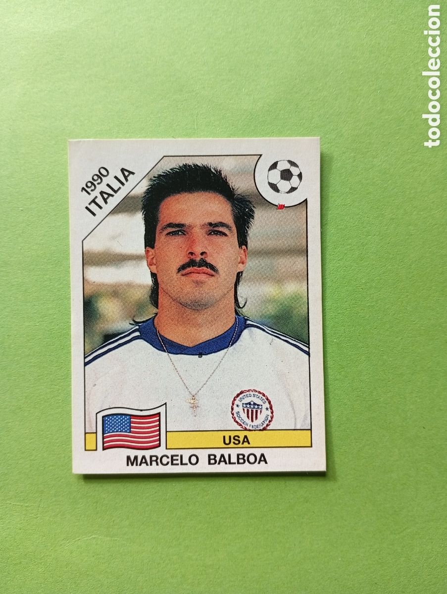 Football Stickers: 1990 ITALIA 90 - N&ordm; 99 MARCELO BALBOA - USA - ED. CARVAJAL / PANINI