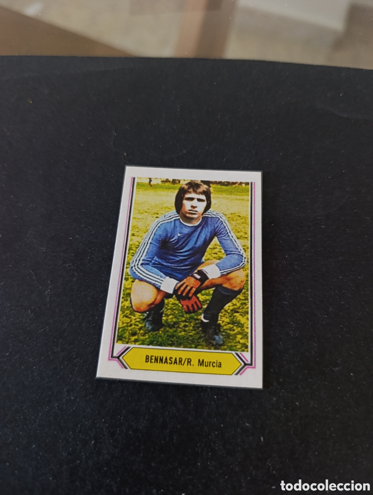 Cromos de f&uacute;tbol: Cromo Bennasar Real Murcia Liga Este 80 81, ampliaci&oacute;n de la colecci&oacute;n.