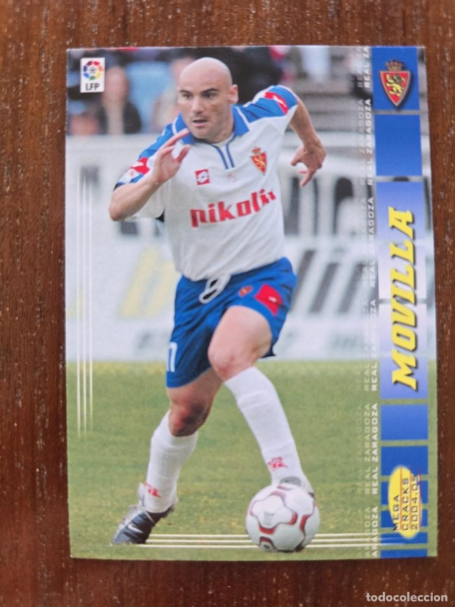 Cromos de f&uacute;tbol: Cromo Futbol.Movilla.Real Zaragoza.Liga 2004-2005.Mega Cracks