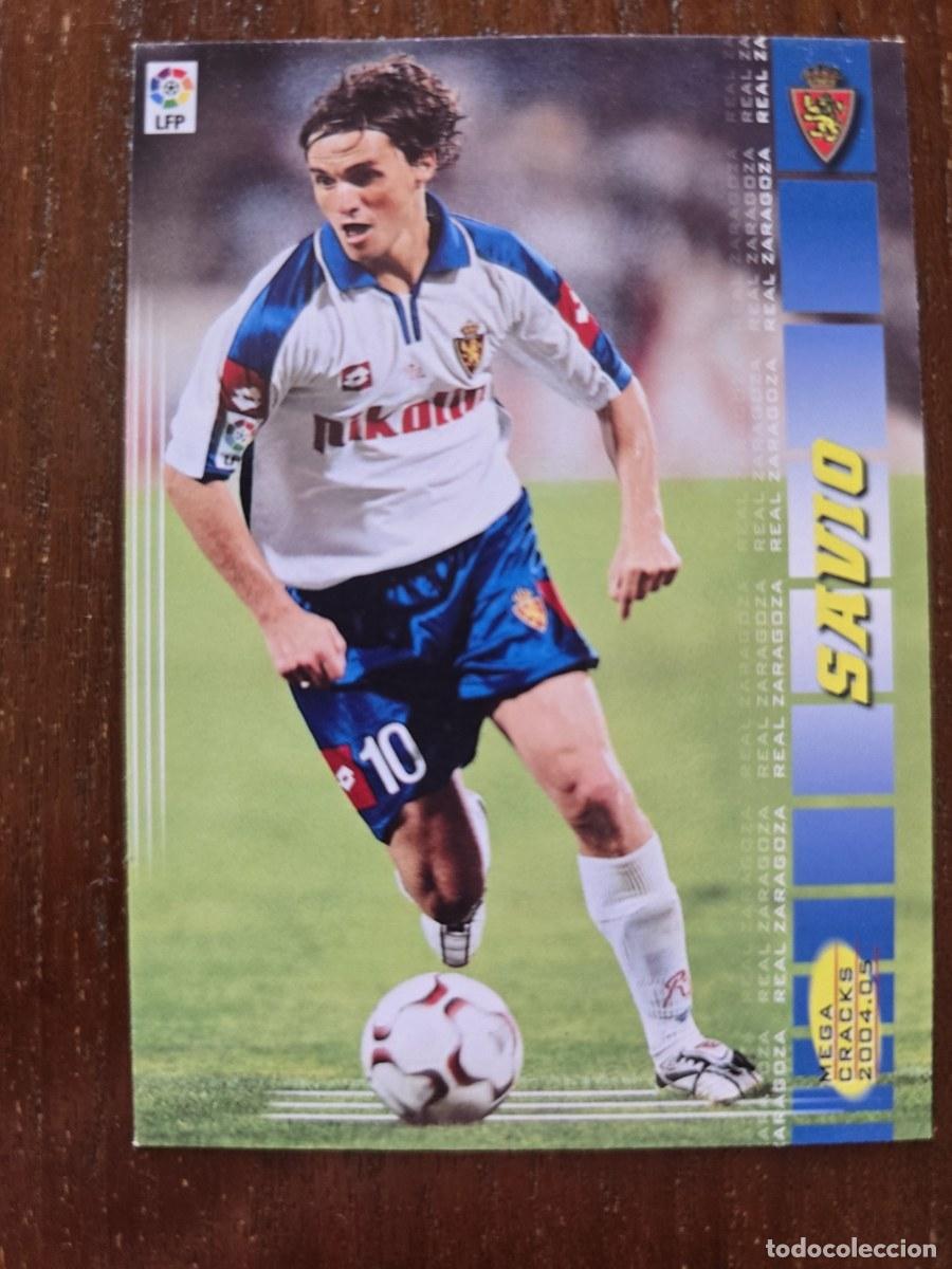 Cromos de f&uacute;tbol: Cromo Futbol.Savio.Real Zaragoza.Liga 2004-2005.Mega Cracks