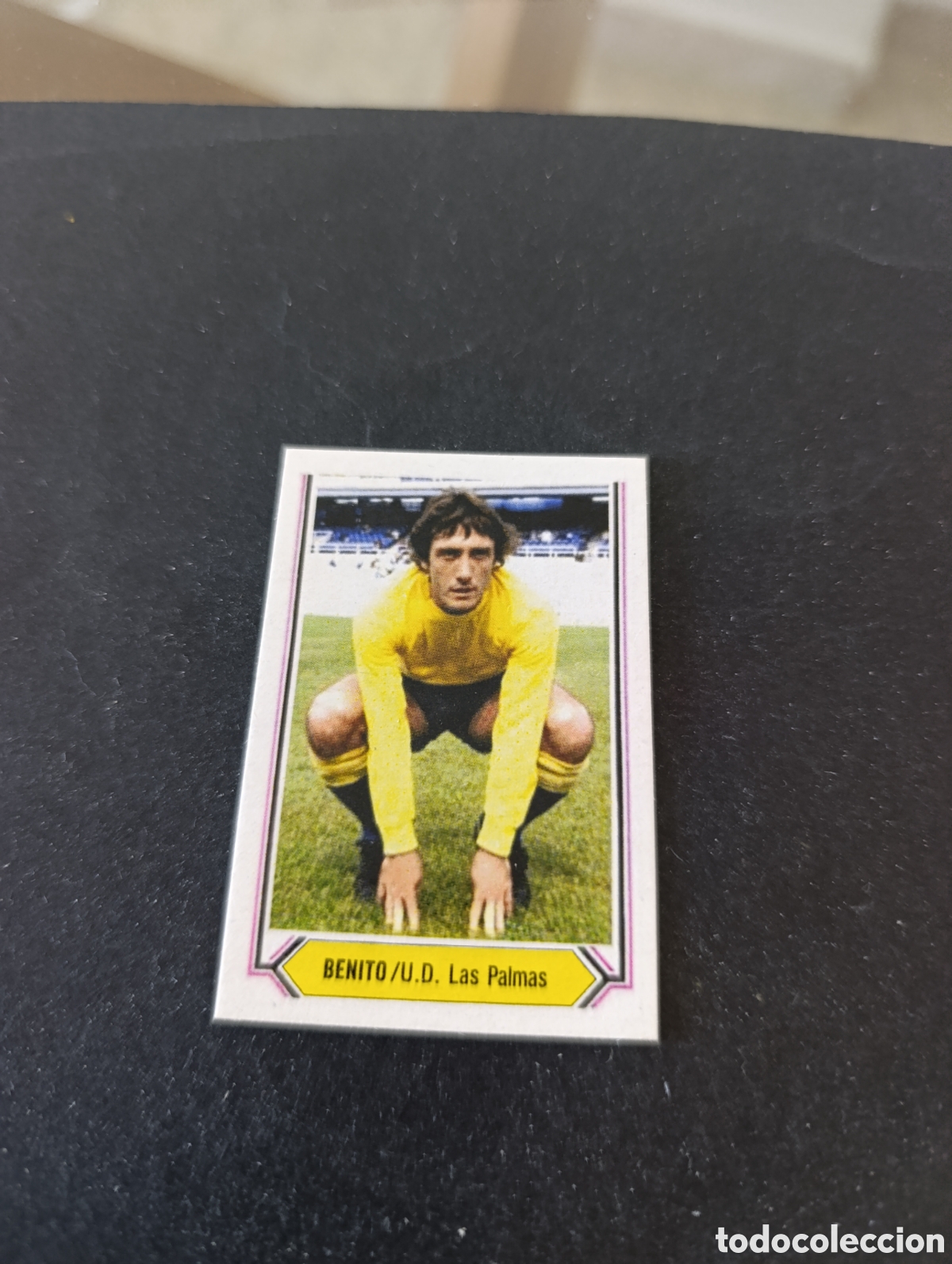 Cromos de f&uacute;tbol: Cromo Benito UD Las Palmas Liga Este 80 81, ampliaci&oacute;n de la colecci&oacute;n.