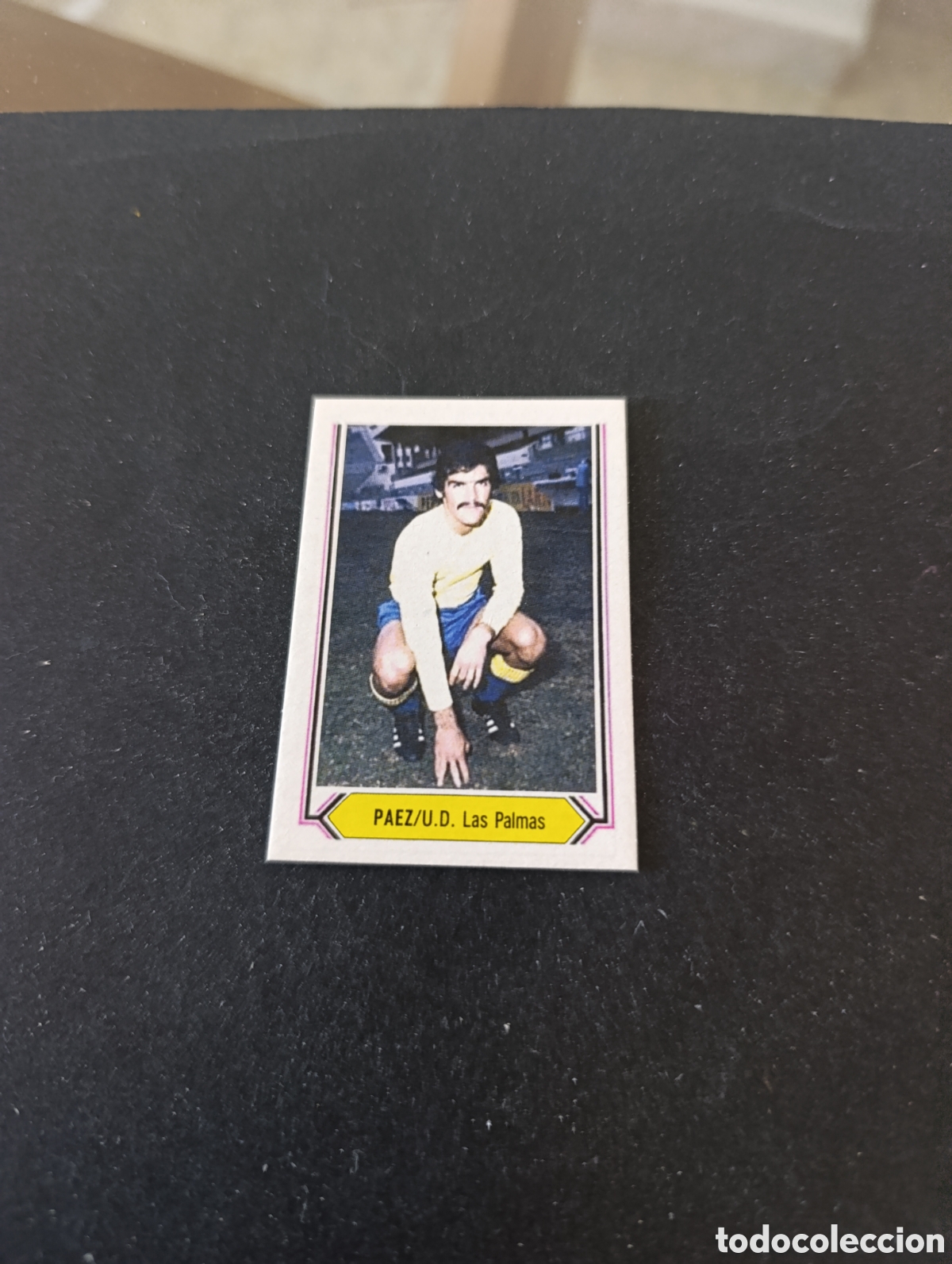 Cromos de f&uacute;tbol: Cromo P&aacute;ez UD Las Palmas Liga Este 80 81, ampliaci&oacute;n de la colecci&oacute;n.