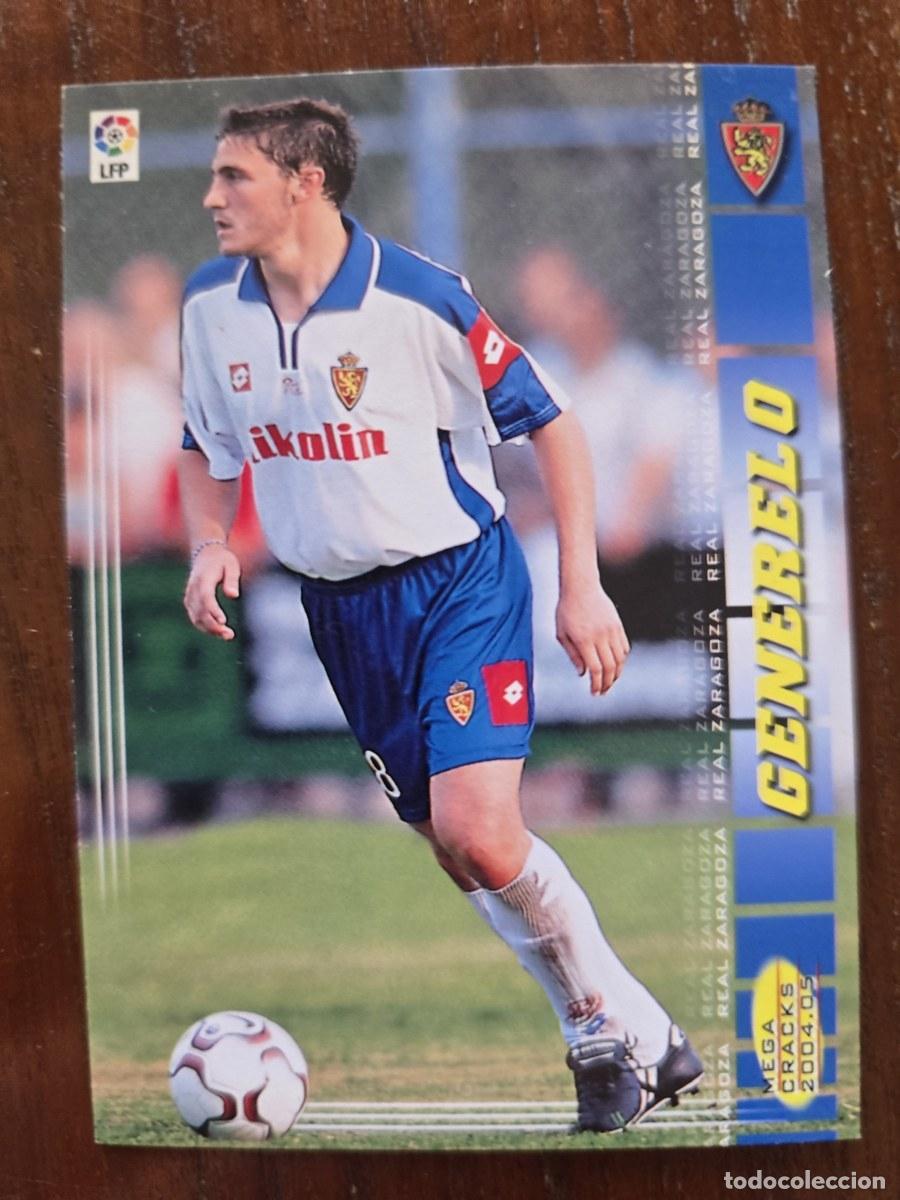 Cromos de f&uacute;tbol: Cromo Futbol.Generelo.Real Zaragoza.Liga 2004-2005.Megacracks.Panini