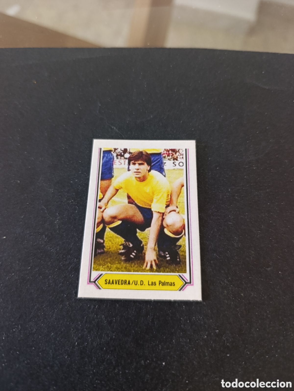 Cromos de f&uacute;tbol: Cromo Saavedra UD Las Palmas Liga Este 80 81, ampliaci&oacute;n de la colecci&oacute;n.