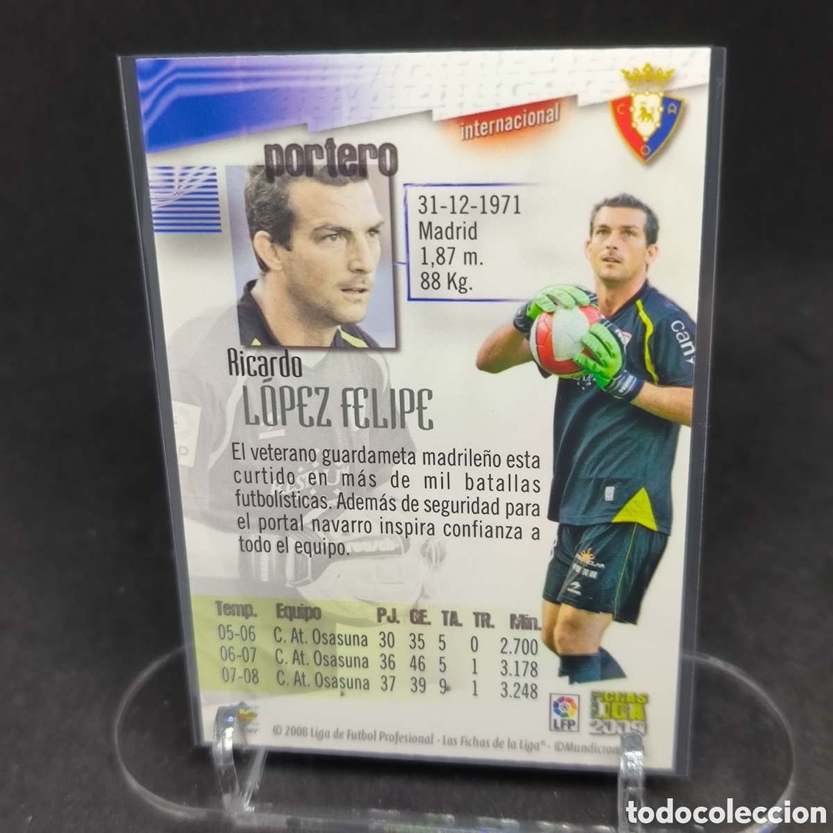 Cromos de f&uacute;tbol: Ricardo Mundicromo 2009 - Foto 2