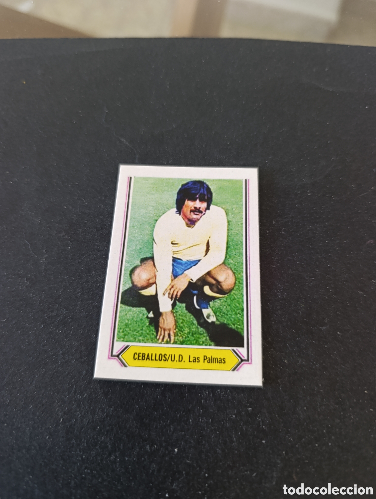 Cromos de f&uacute;tbol: Cromo Ceballos UD Las Palmas Liga Este 80 81, ampliaci&oacute;n de la colecci&oacute;n.