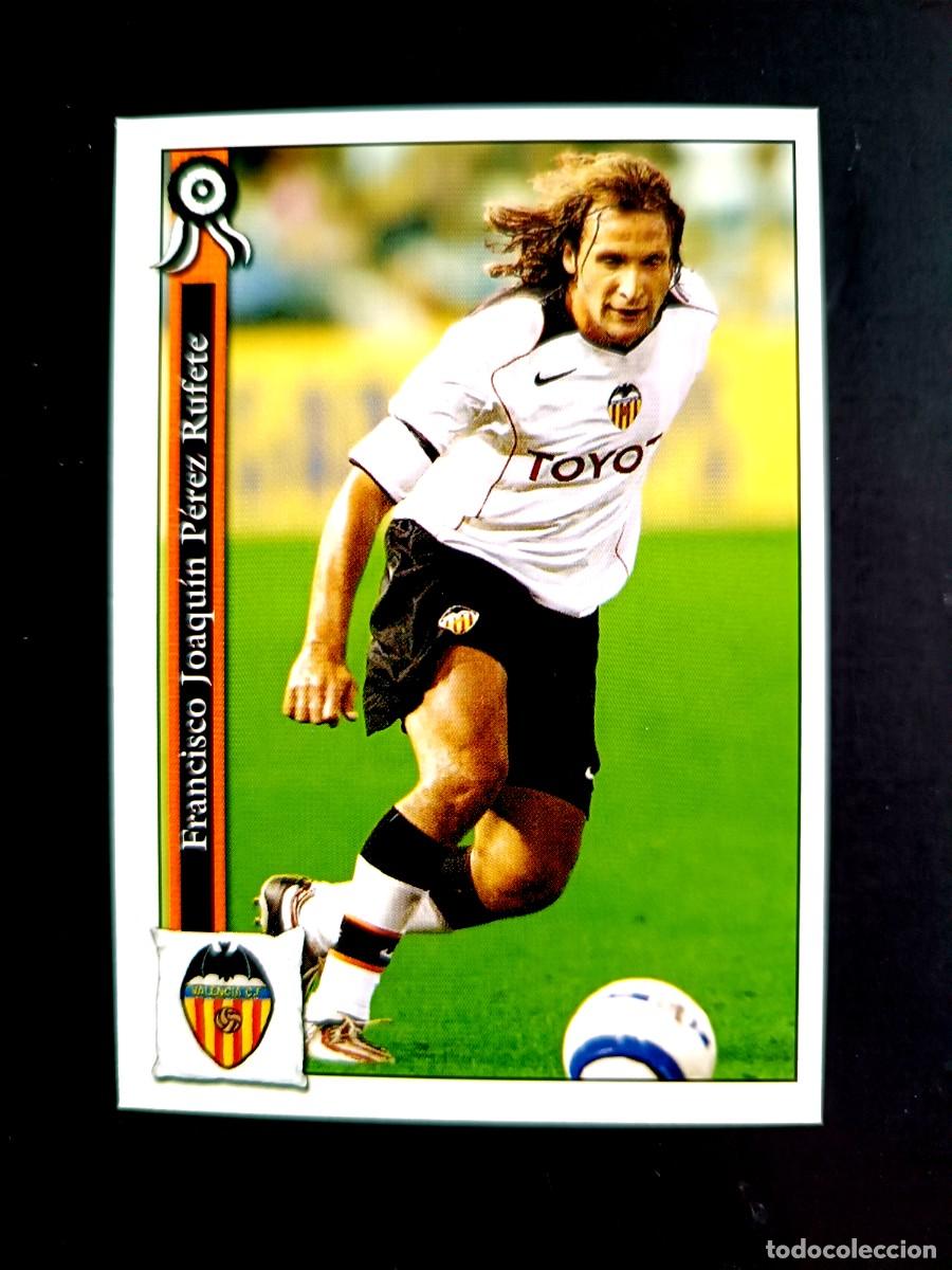 Cromos de f&uacute;tbol: 181 RUFETE - VALENCIA C.F. - MUNDICROMO 2006