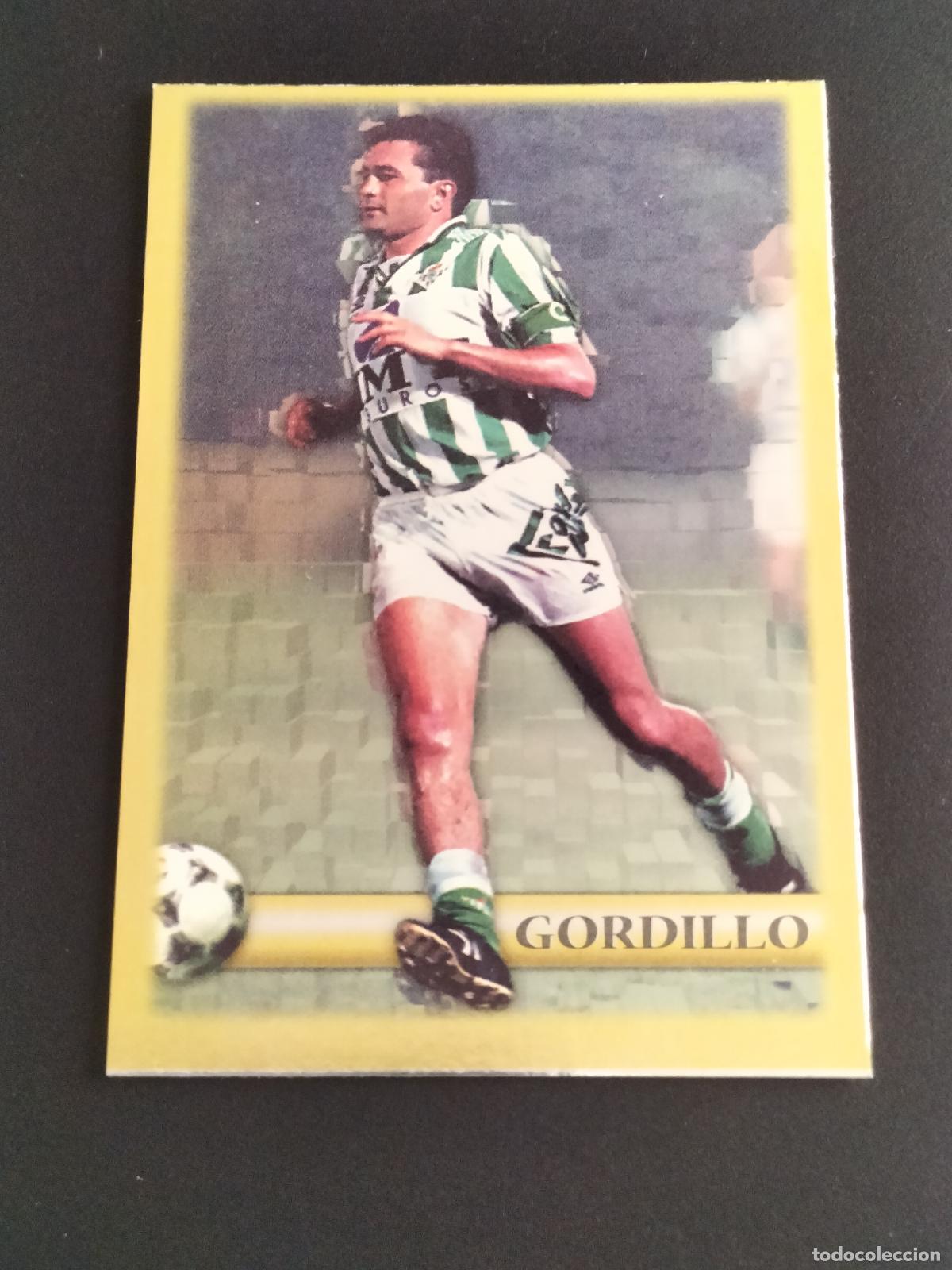 Cromos de f&uacute;tbol: 184 INOLVIDABLE GORDILLO BETIS CROMOS ALBUM MUNDICROMO FICHAS LIGA FUTBOL TOP 2001-2002 01-02