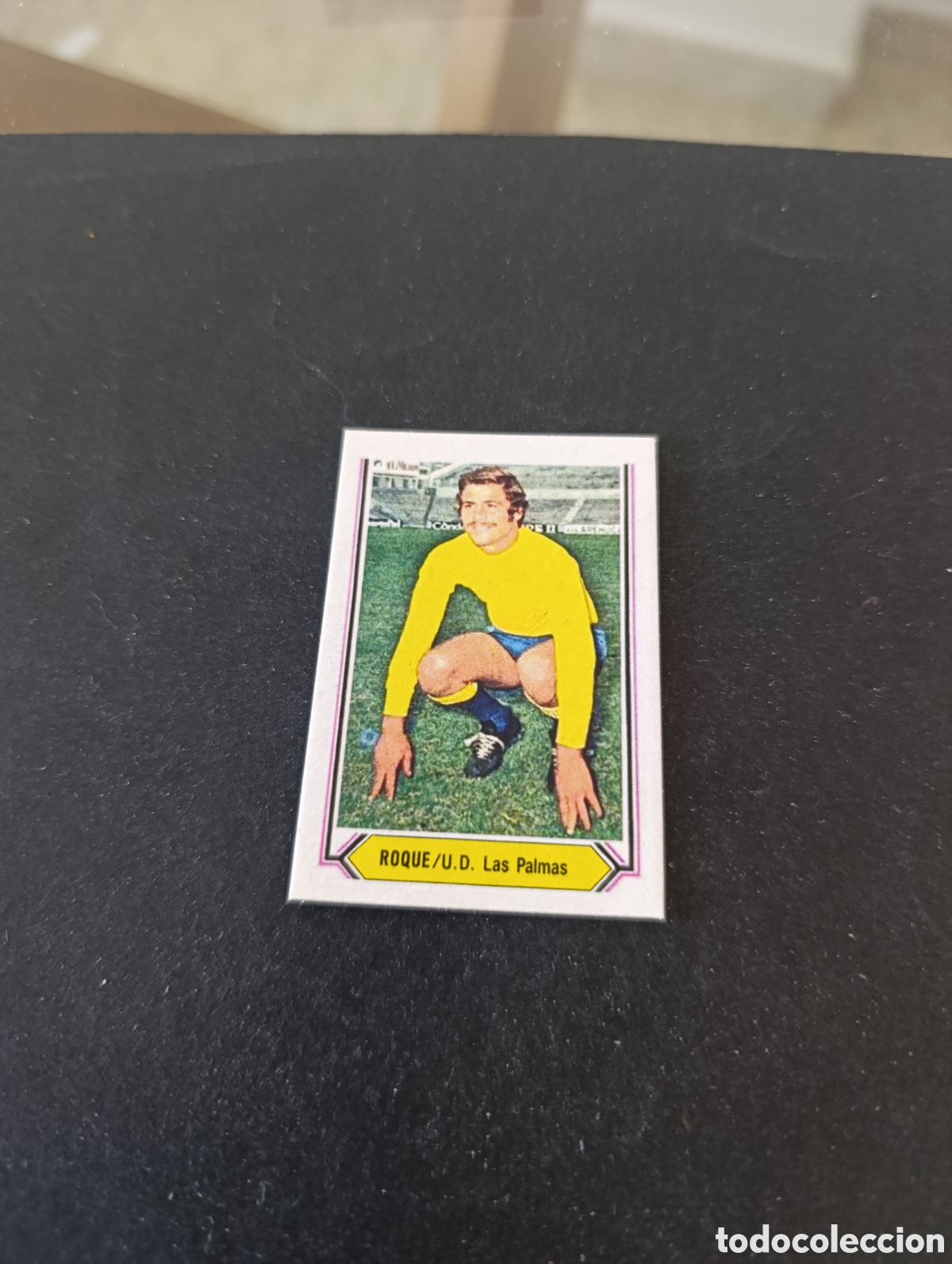 Cromos de f&uacute;tbol: Cromo Roque UD Las Palmas Liga Este 80 81, ampliaci&oacute;n de la colecci&oacute;n.