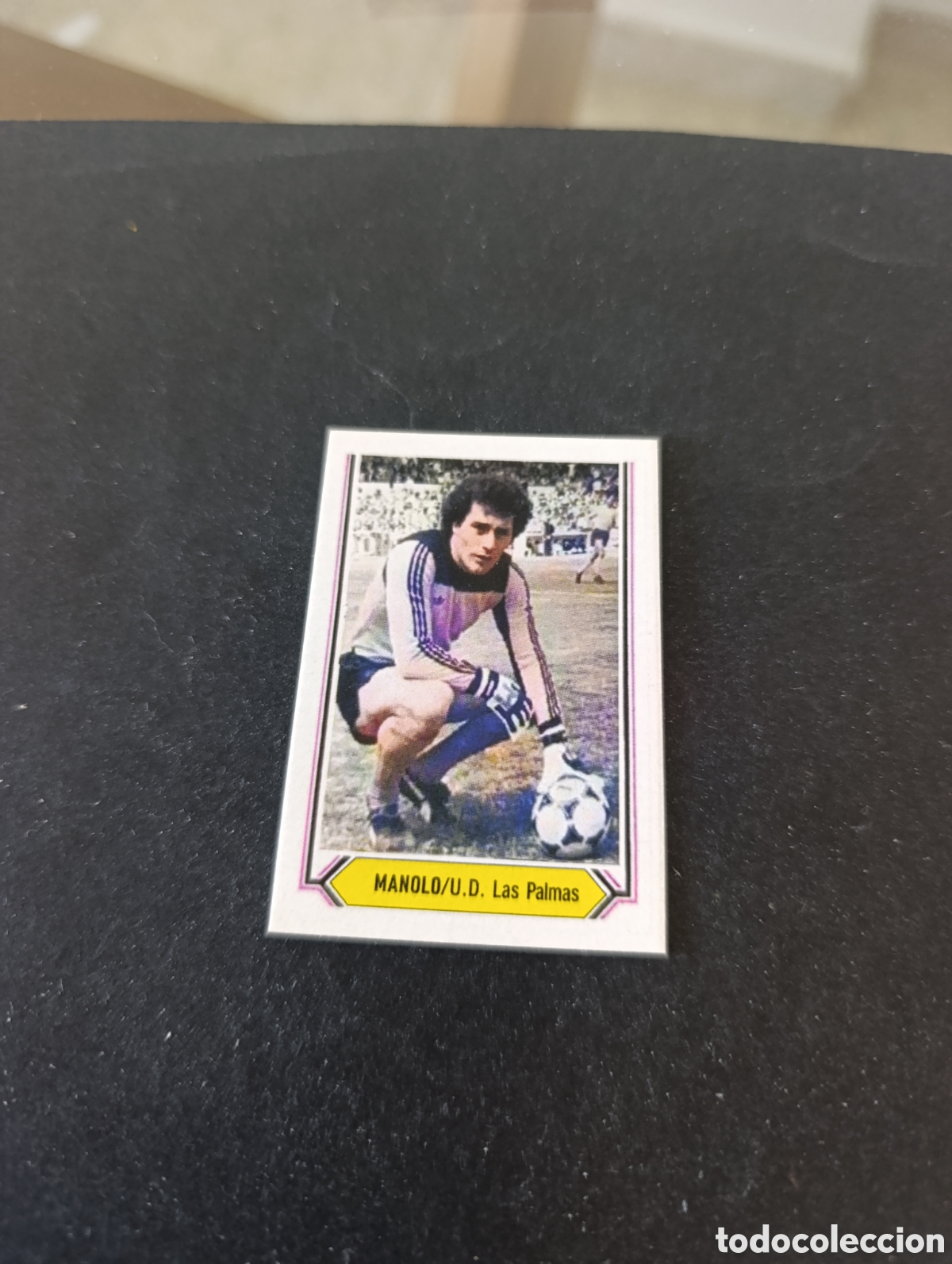 Cromos de f&uacute;tbol: Cromo Manolo UD Las Palmas Liga Este 80 81, ampliaci&oacute;n de la colecci&oacute;n.