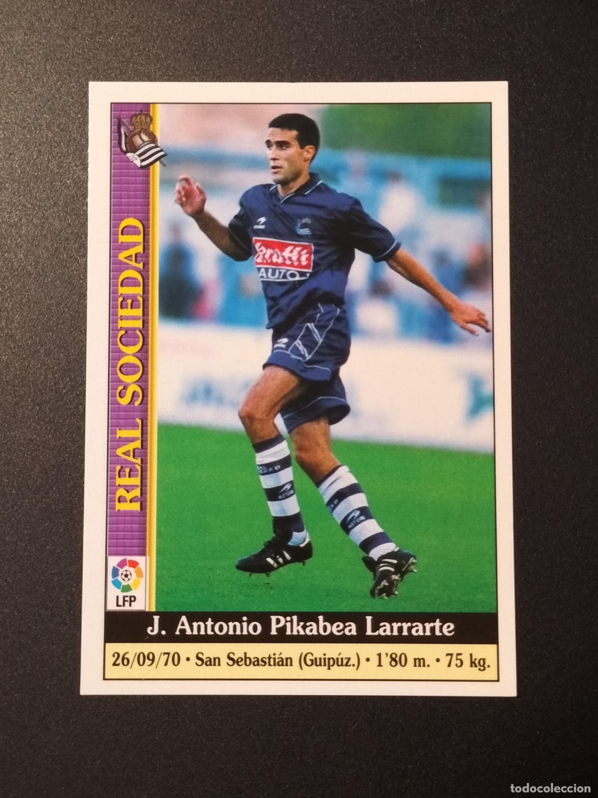 Cromos de f&uacute;tbol: CROMO PIKABEA REAL SOCIEDAD N&ordm; 170 CROMOS MUNDICROMO ALBUM FICHAS LIGA 1999-2000 99-00