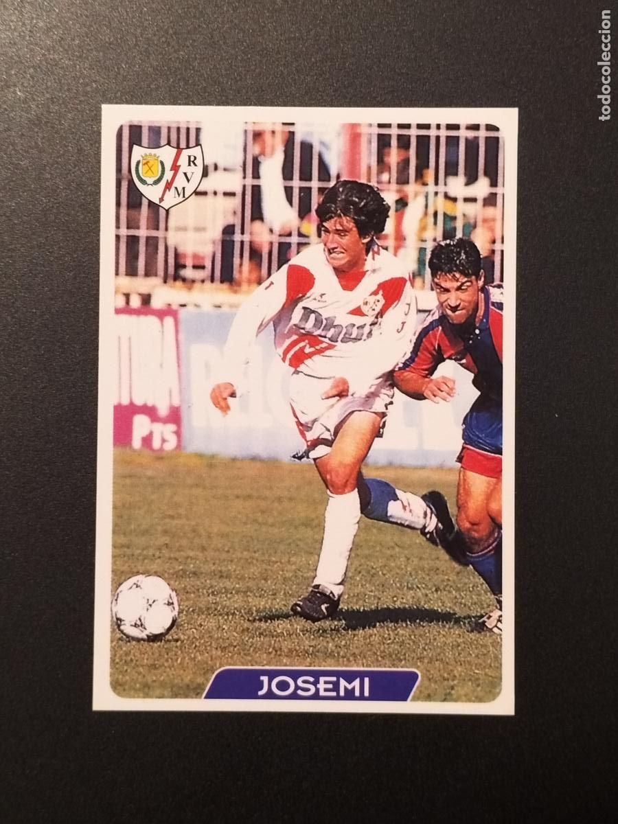 Cromos de f&uacute;tbol: 376 JOSEMI RAYO VALLECANO CROMOS ALBUM MUNDICROMO LIGA FUTBOL 1995 1996 95 96
