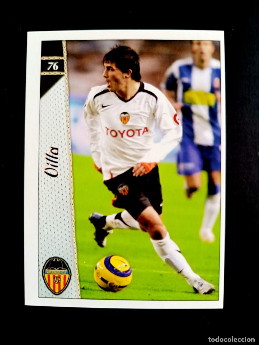 Cromos de f&uacute;tbol: 76 VILLA - VALENCIA C.F. - MUNDICROMO 2007